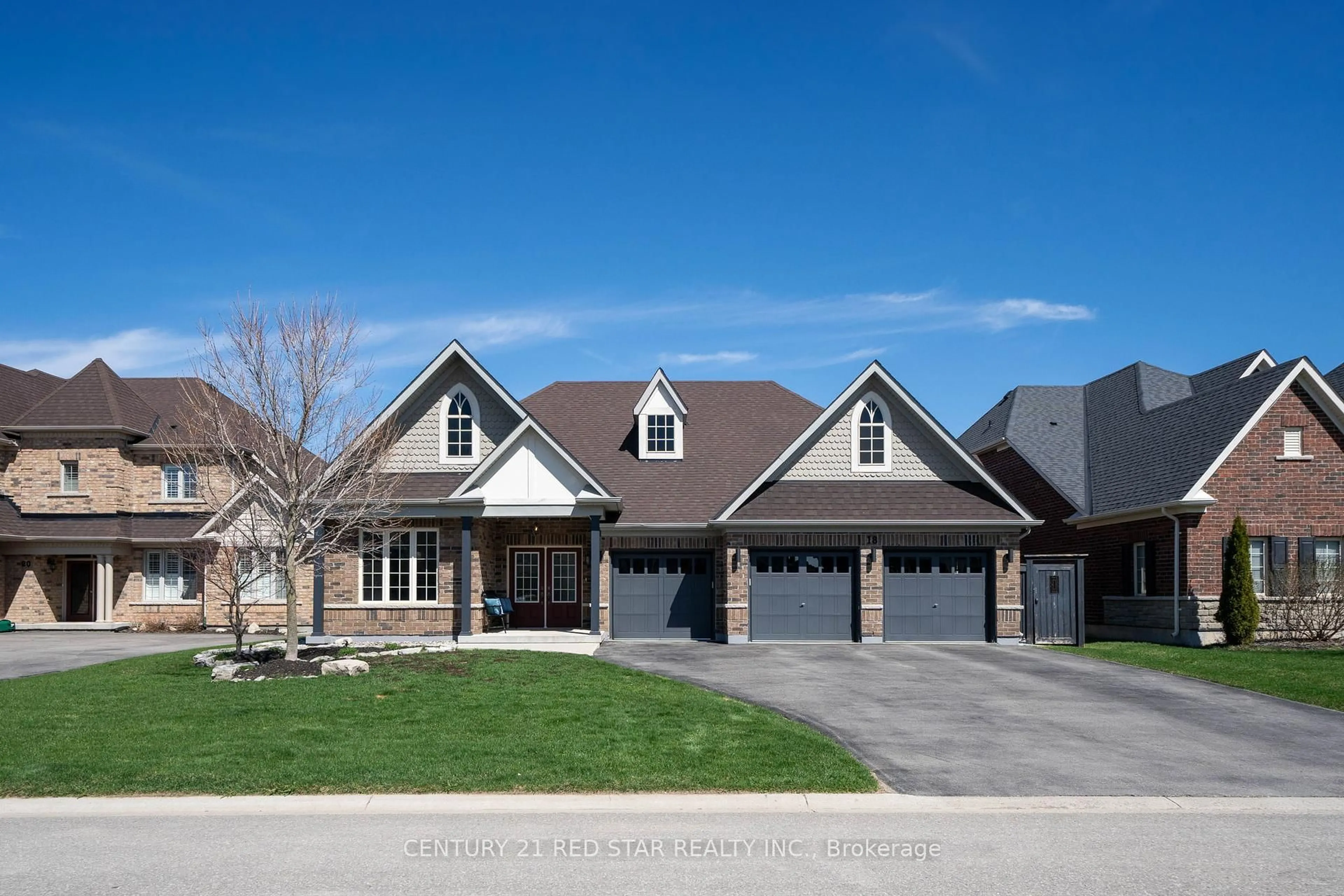 Home with brick exterior material, street for 18 Mitchell Cres, Mono Ontario L9W 6W6