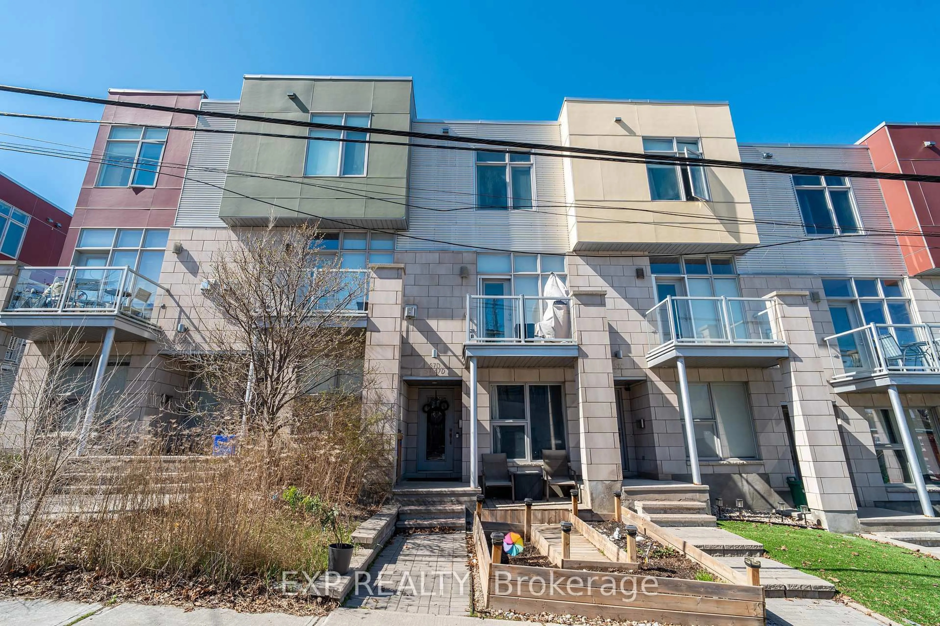 Home with brick exterior material, street for 57D Young St, Ottawa Ontario K1S 5T5
