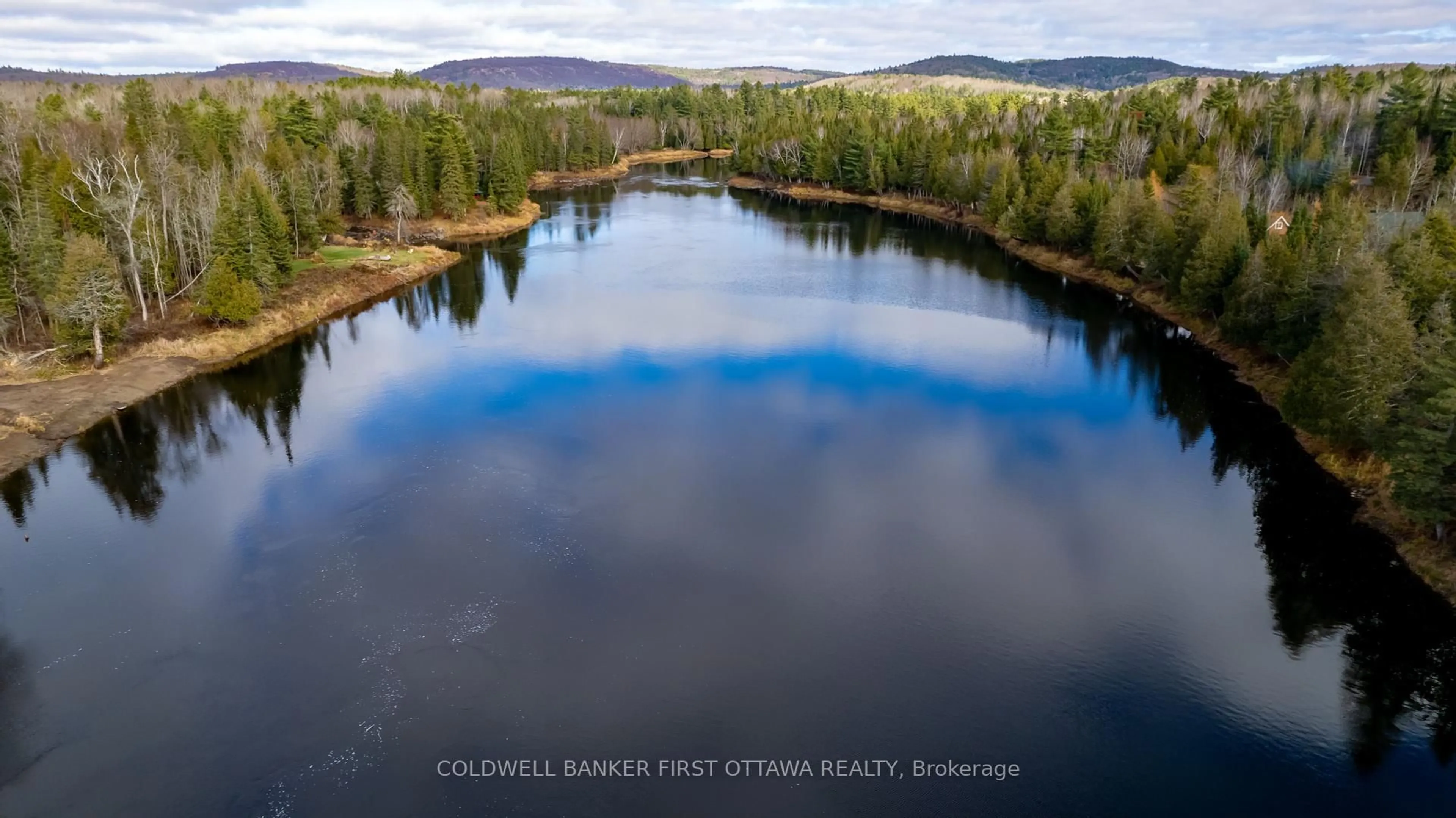 A pic from outside/outdoor area/front of a property/back of a property/a pic from drone, water/lake/river/ocean view for 27 Harrison Tr, Griffith Ontario K0J 2R0