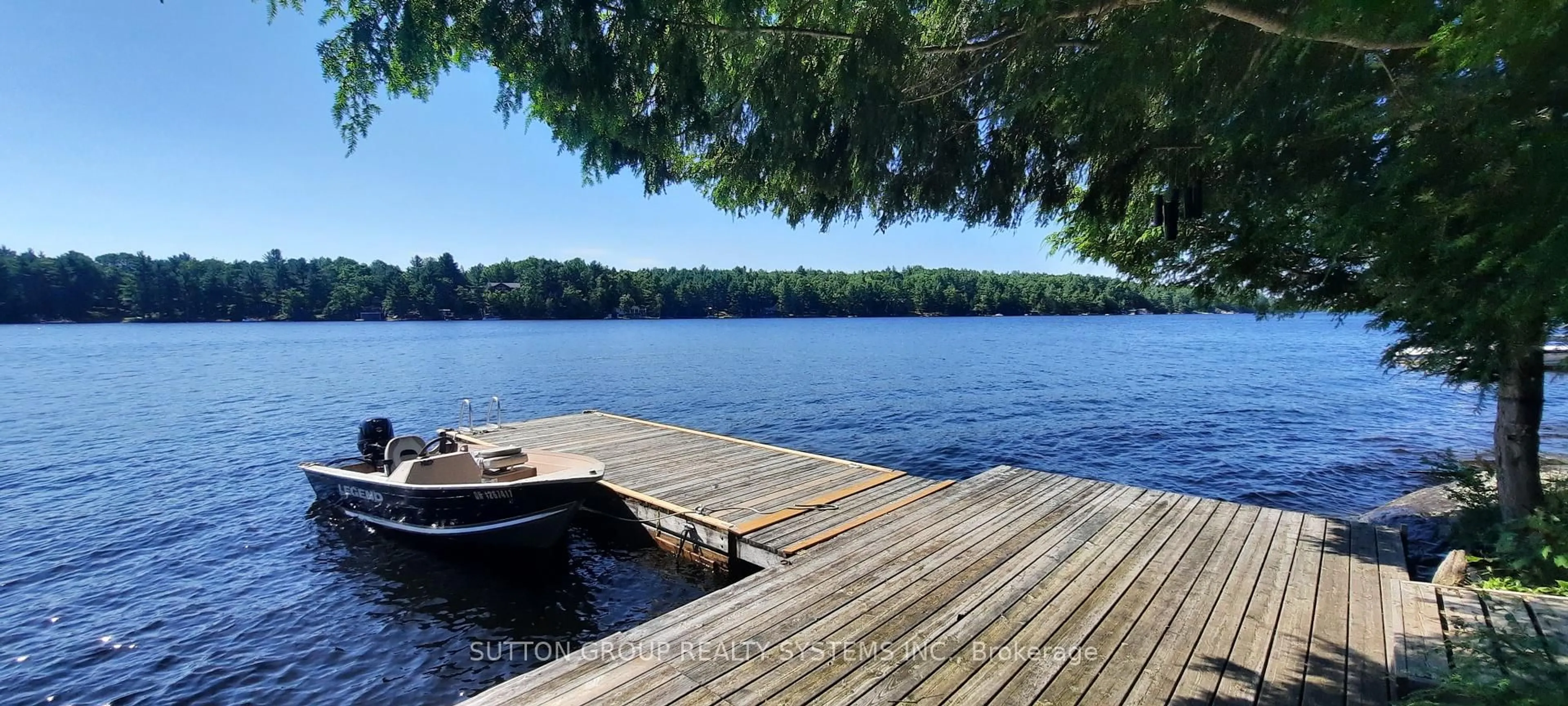 Patio, water/lake/river/ocean view for 361 Healey Lake Water N/A, The Archipelago Ontario P0C 1H0