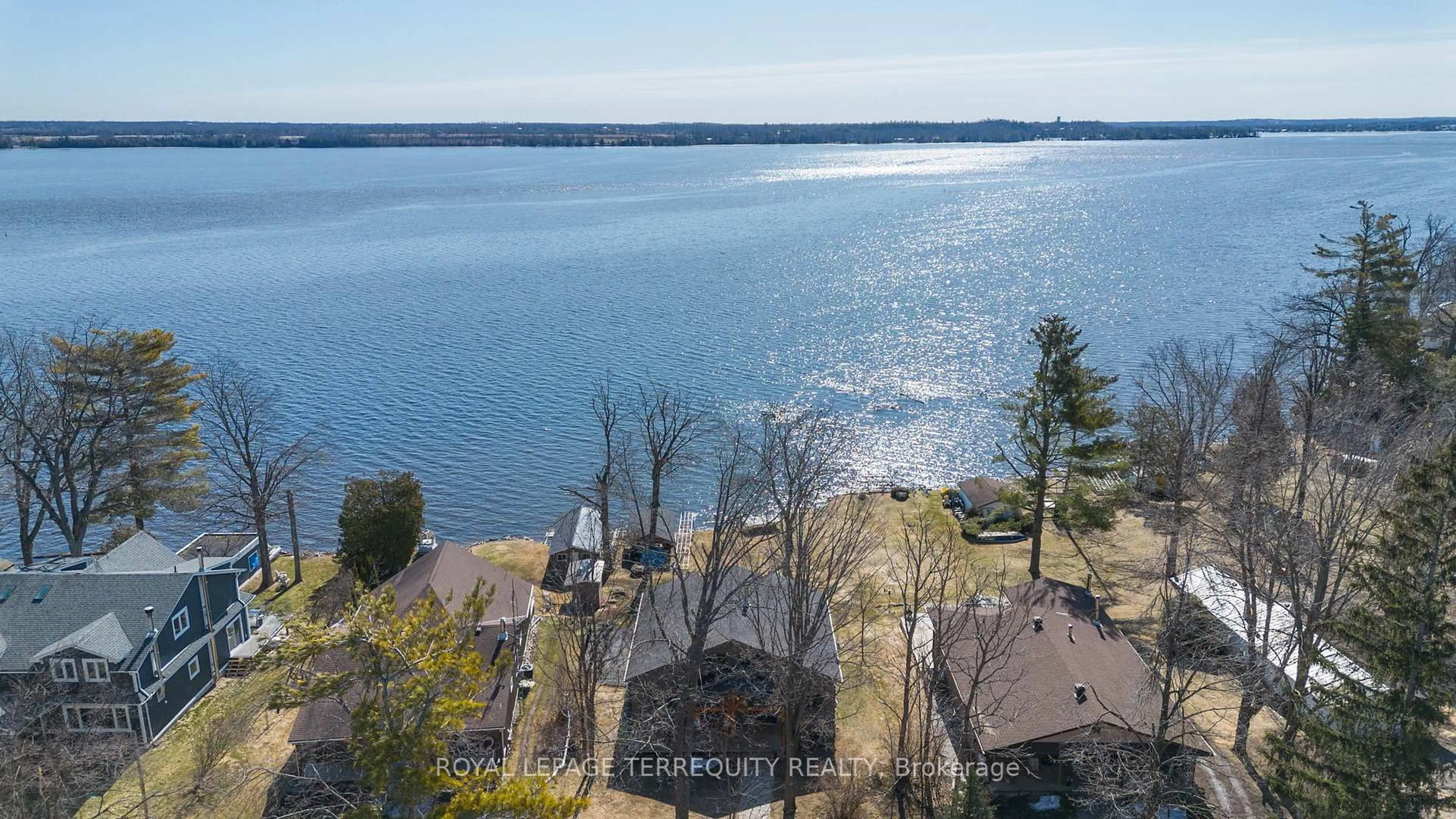 A pic from outside/outdoor area/front of a property/back of a property/a pic from drone, water/lake/river/ocean view for 18 Miller Rd, Kawartha Lakes Ontario K0M 1N0