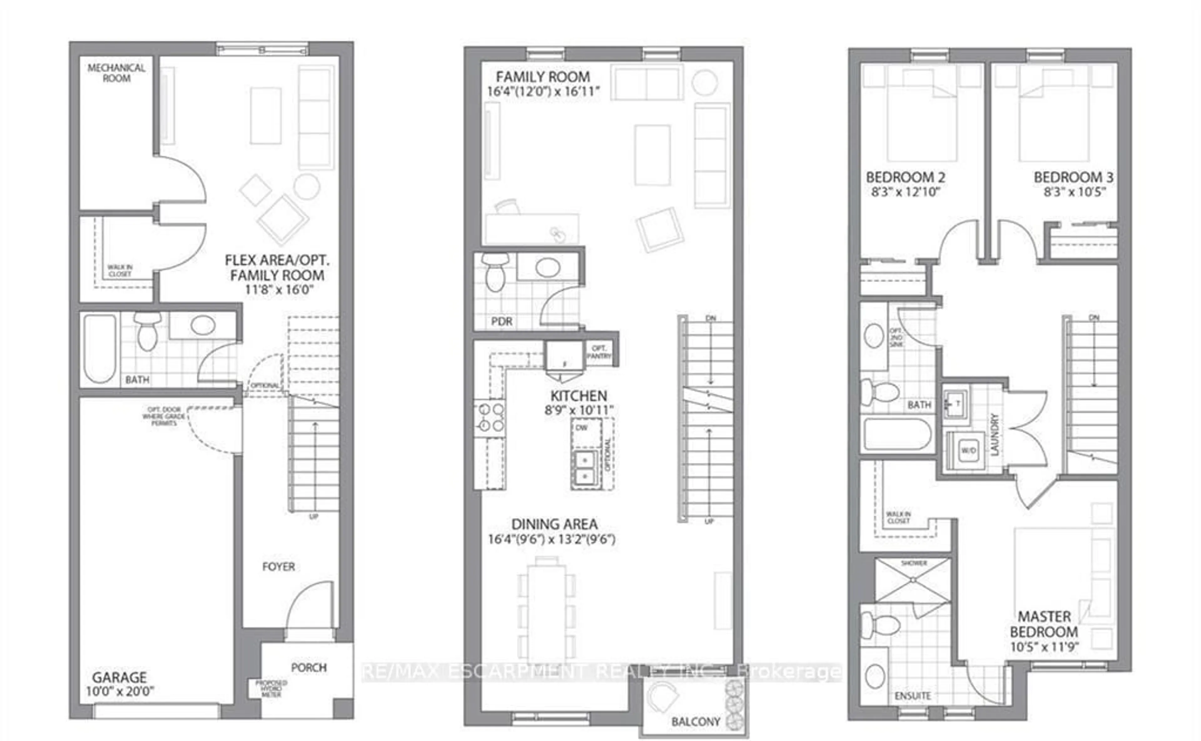 Floor plan for 16 Raspberry Lane, Hamilton Ontario L0R 1W0