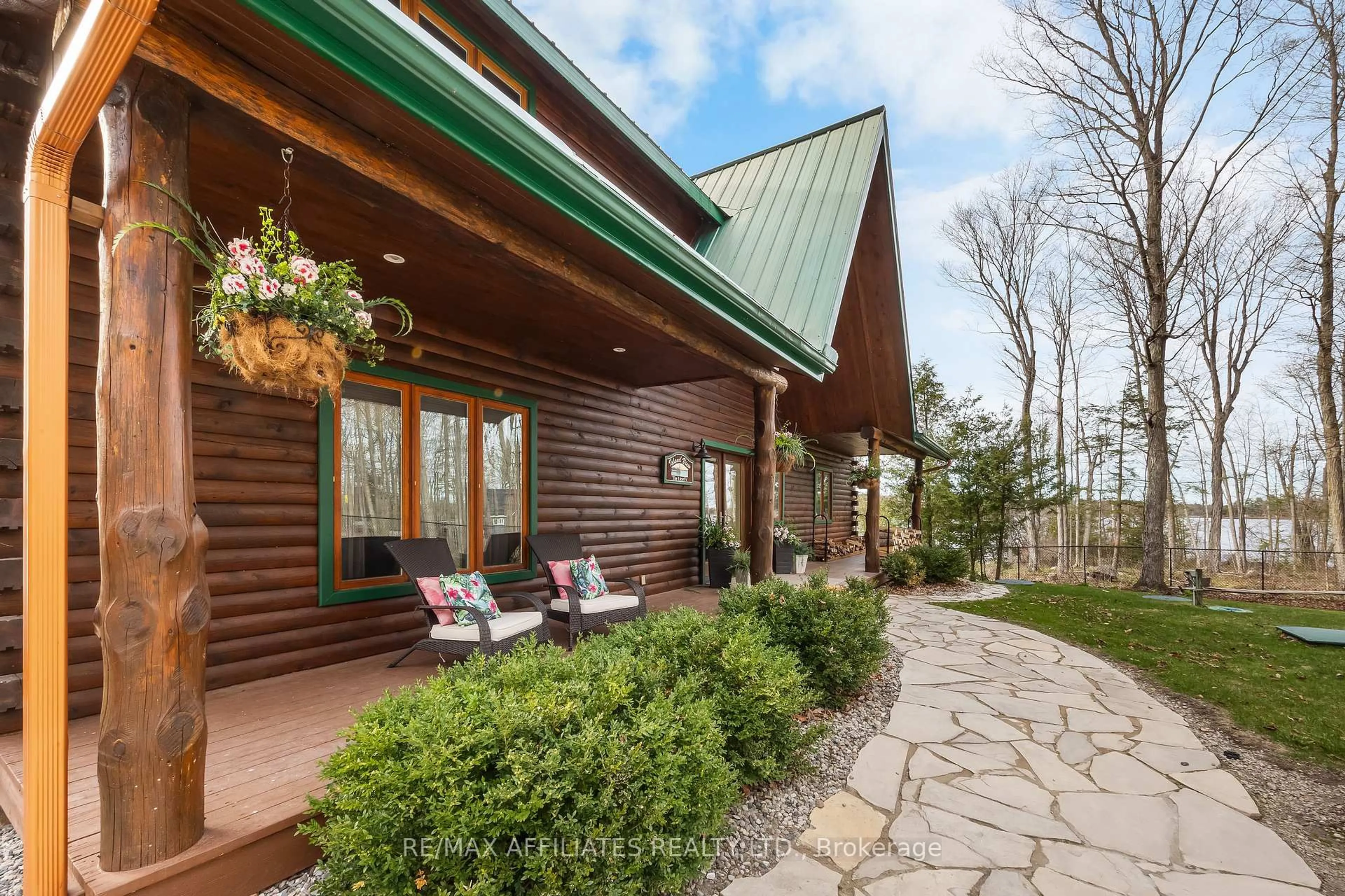 Patio, mountain view for 122 Red Rock Bay Rd, Carleton Place Ontario K7C 4K8