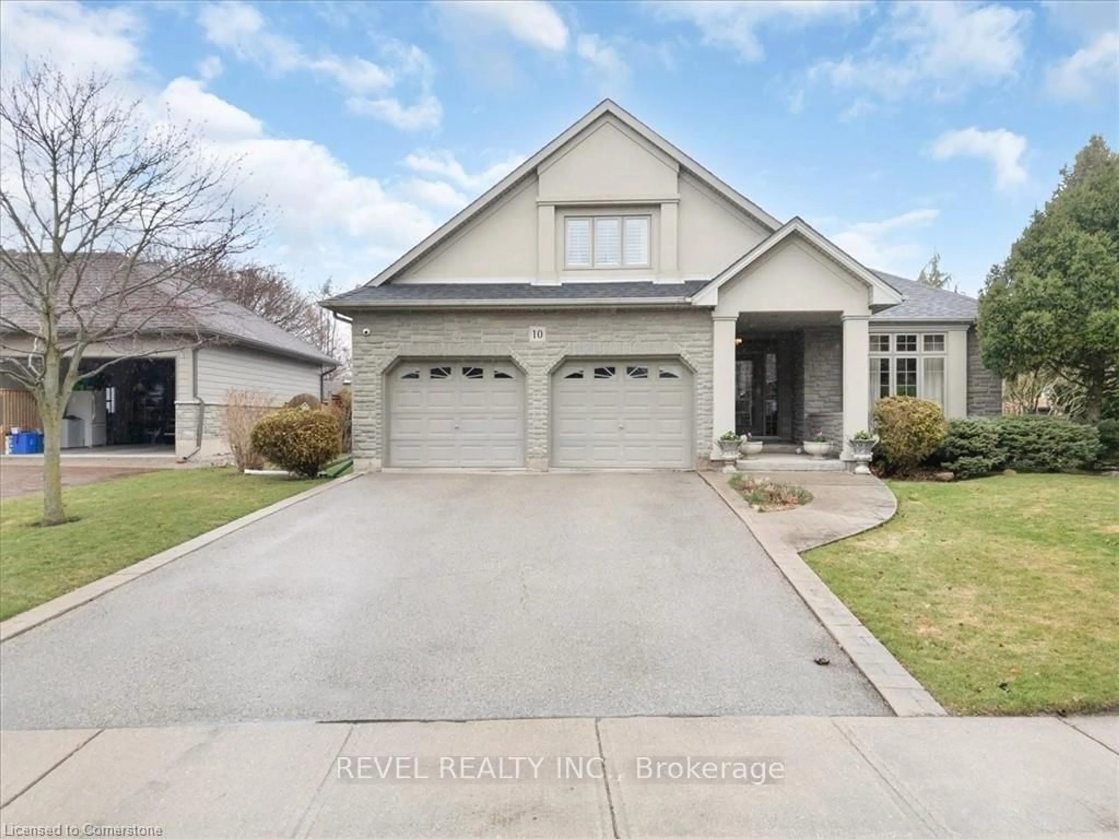 Home with vinyl exterior material, street for 10 Kerr Shaver Terr, Brant Ontario N3T 6H7