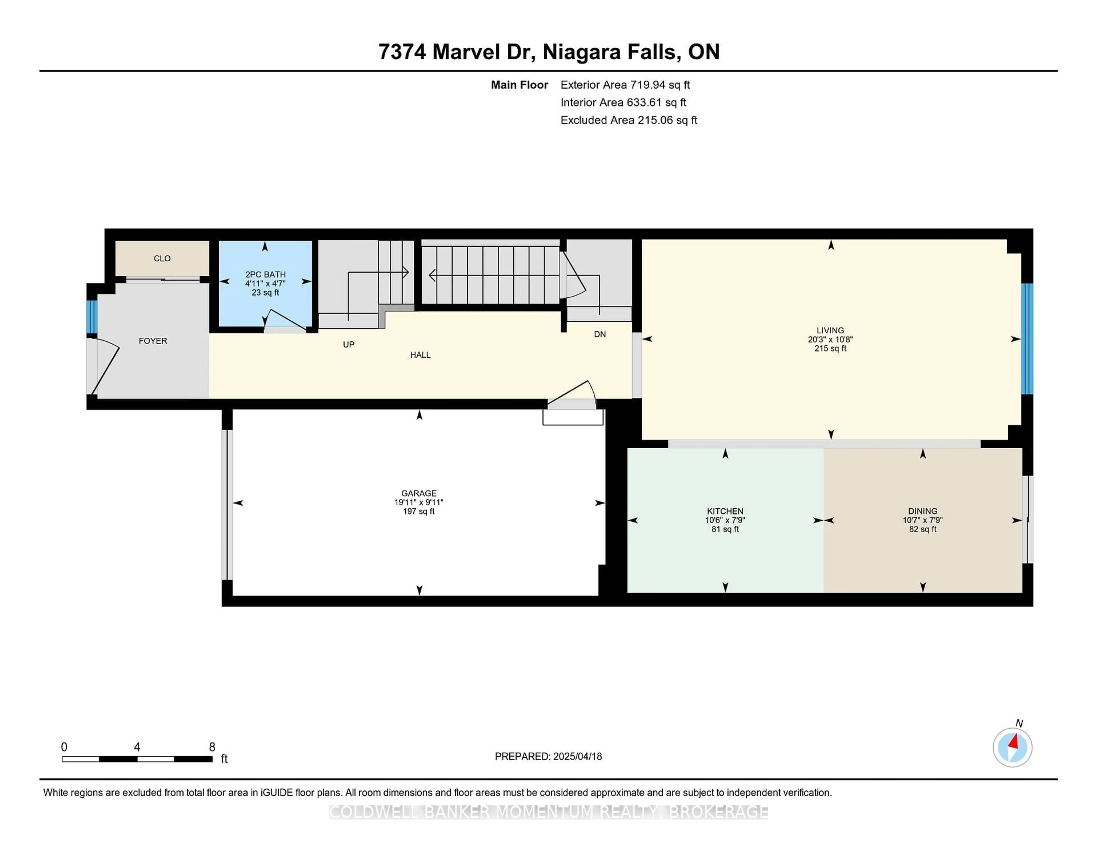Floor plan for 7374 Marvel Dr, Niagara Falls Ontario L2H 3V4
