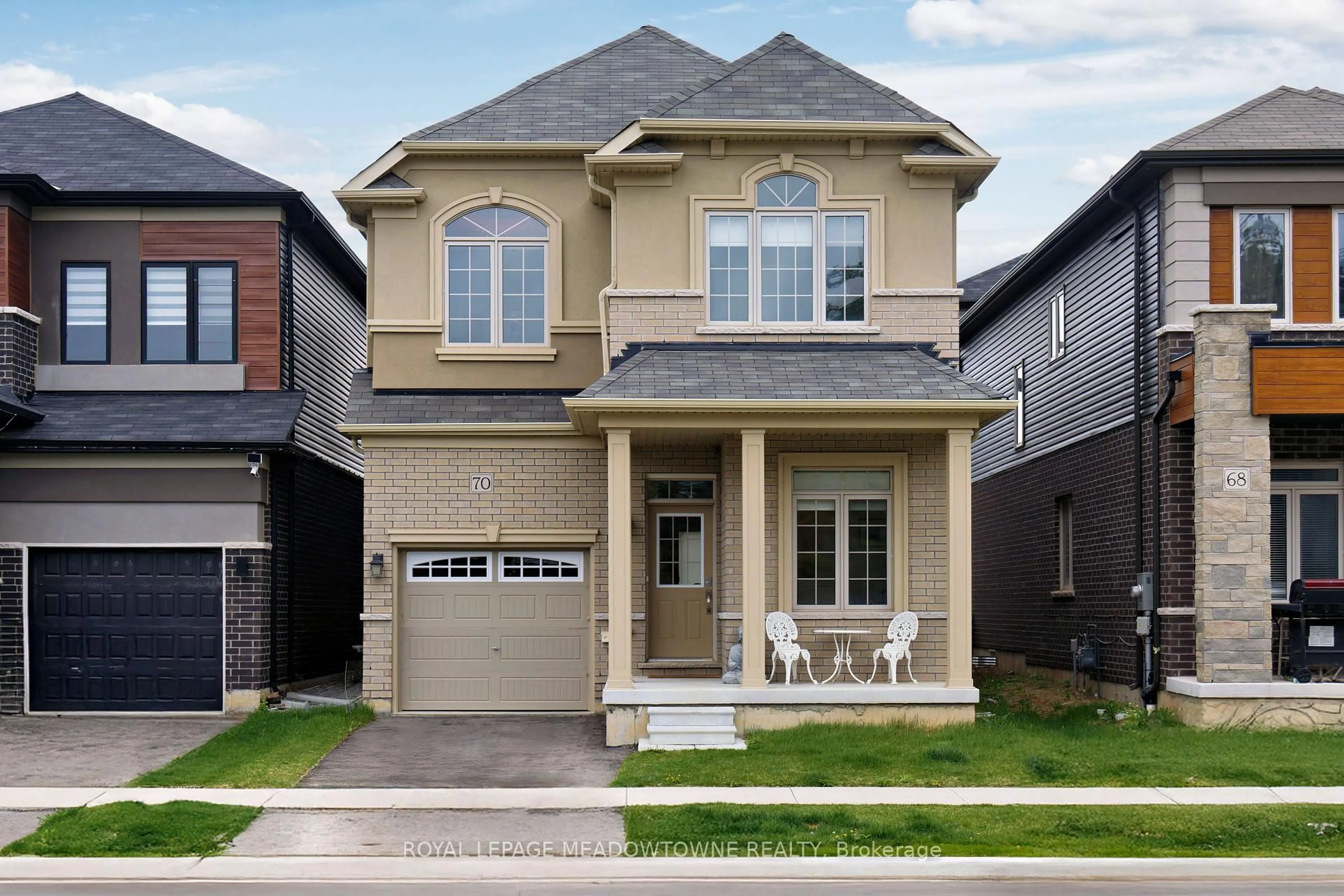 Home with brick exterior material, street for 70 Stauffer Rd, Brantford Ontario N3V 0B4