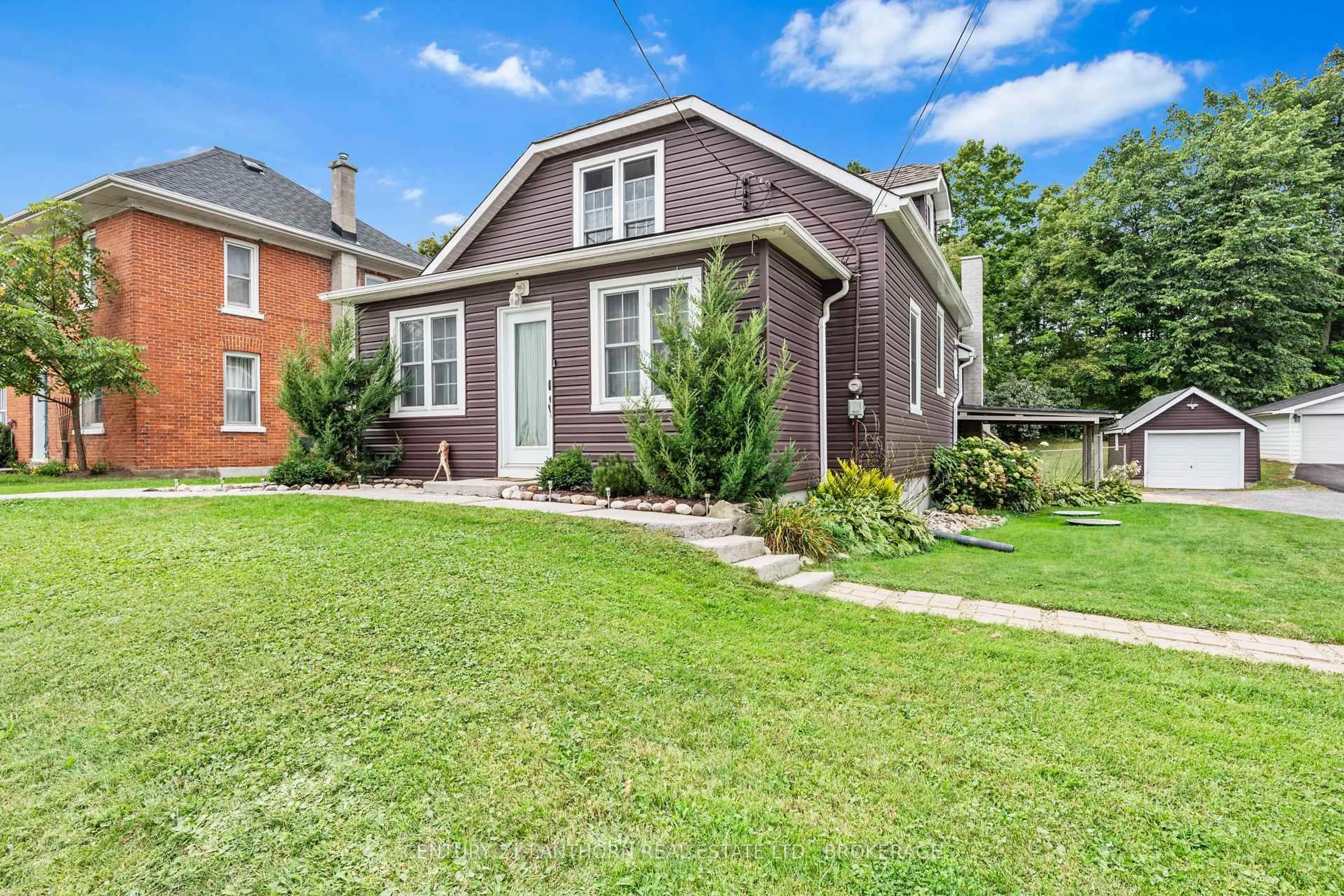 Home with brick exterior material, street for 6817 38 Highway, Verona Ontario K0H 2W0