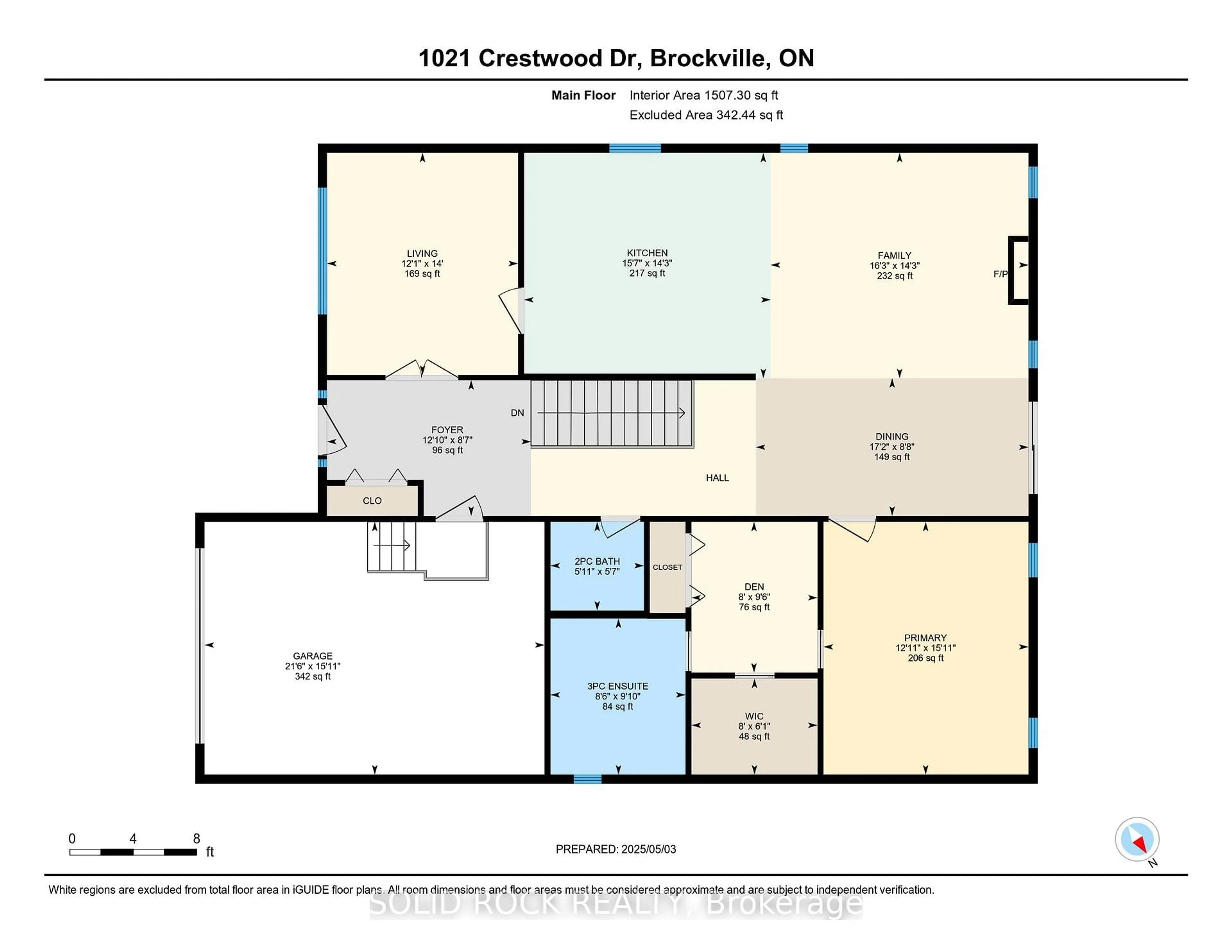 Floor plan for 1021 Crestwood Dr, Brockville Ontario K6V 7N1