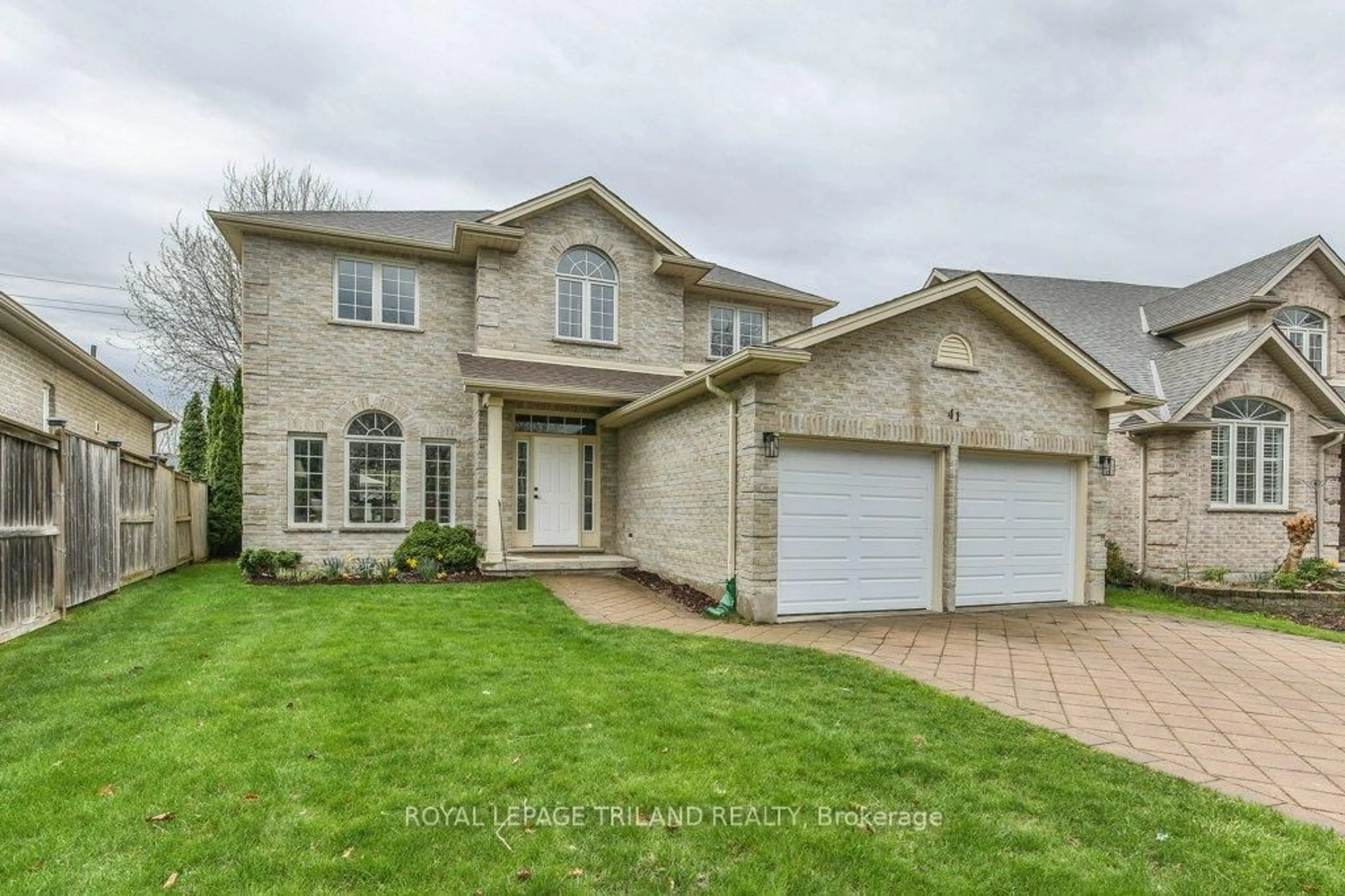 Home with brick exterior material, street for 41 GREYROCK Cres, London Ontario N5Y 6L4