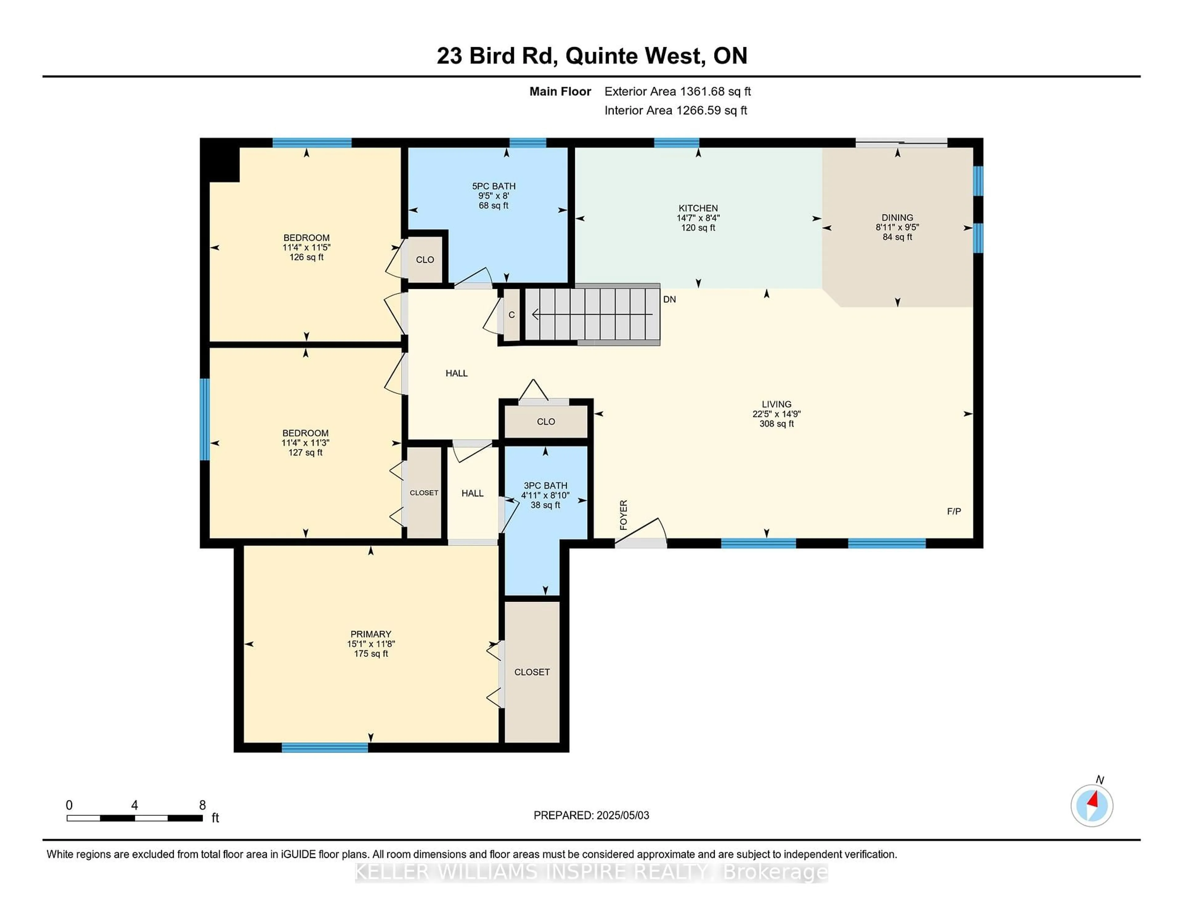 Floor plan for 23 Bird Rd, Stirling Ontario K0K 3E0