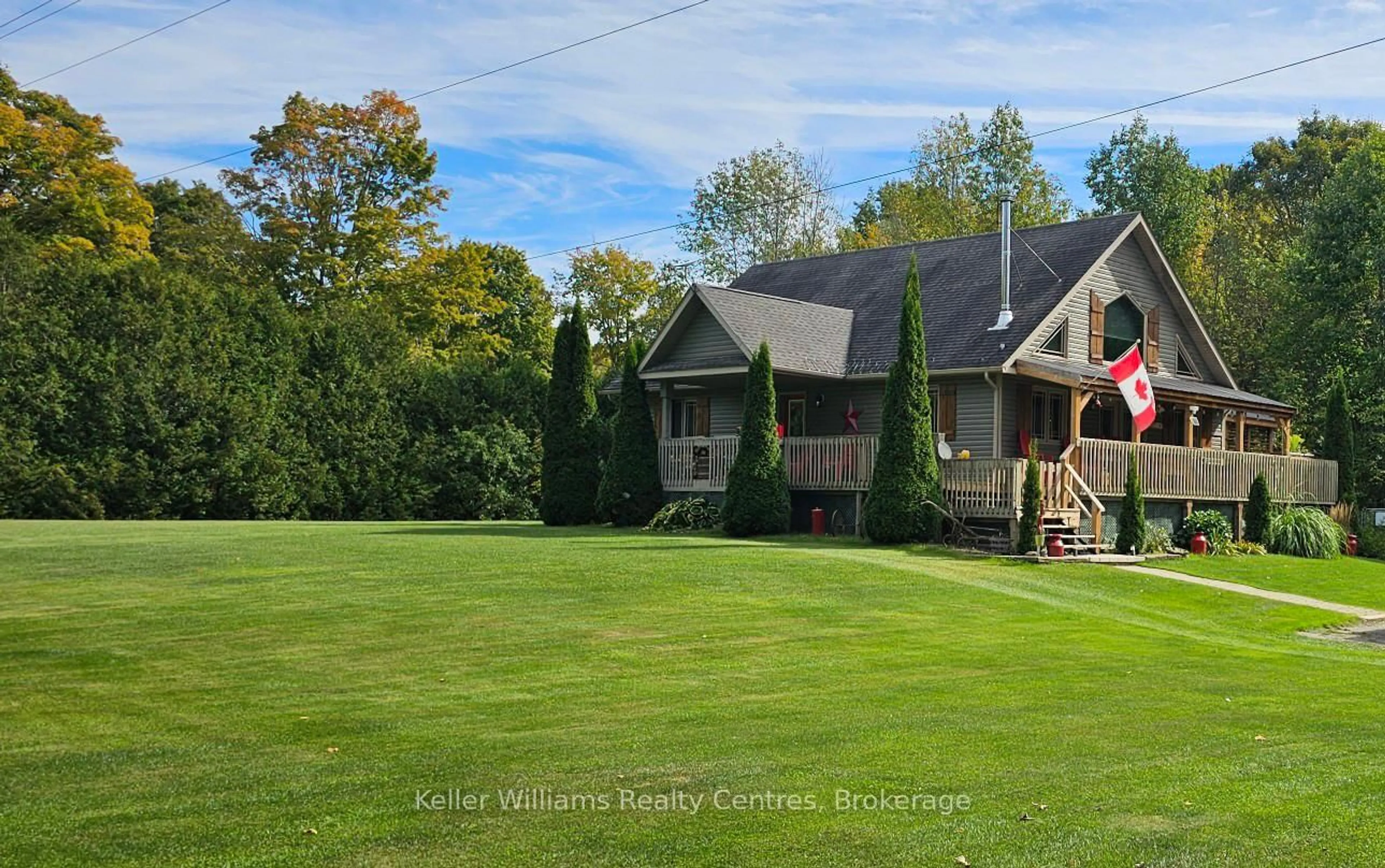 A pic from outside/outdoor area/front of a property/back of a property/a pic from drone, unknown for 462028 Concession 24 Concession, Georgian Bluffs Ontario N0H 2T0