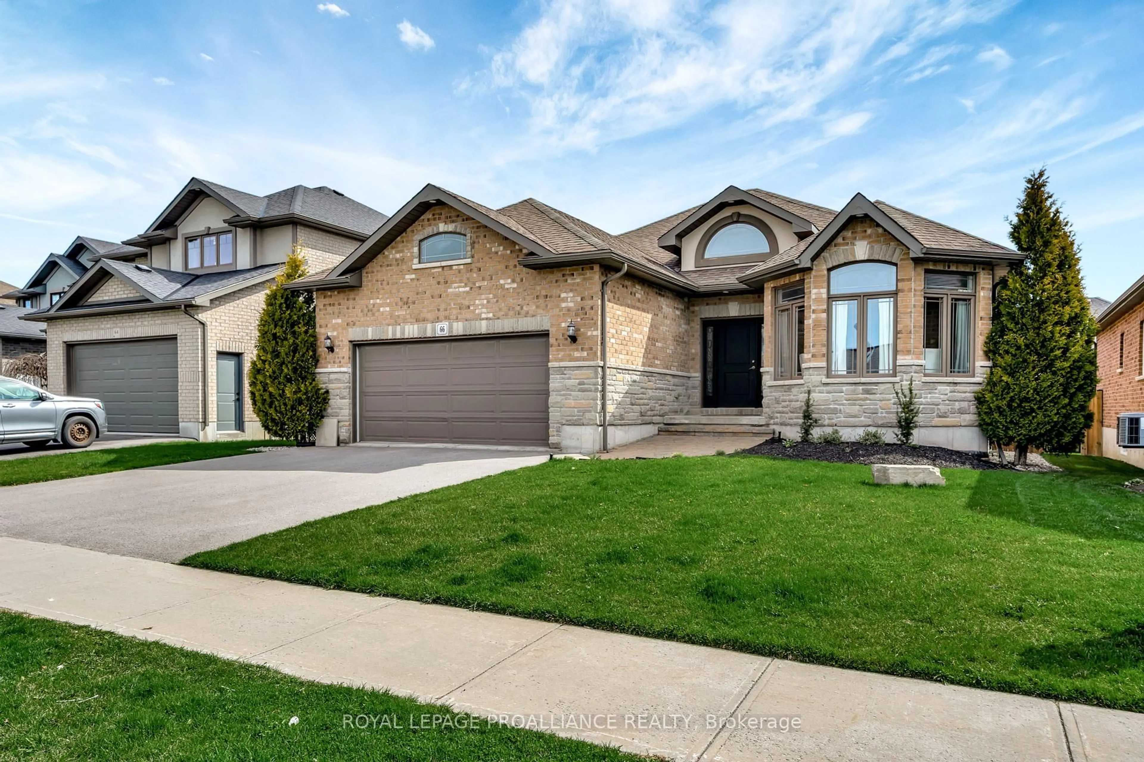 Home with brick exterior material, street for 66 Scenic Dr, Belleville Ontario K8N 0C6