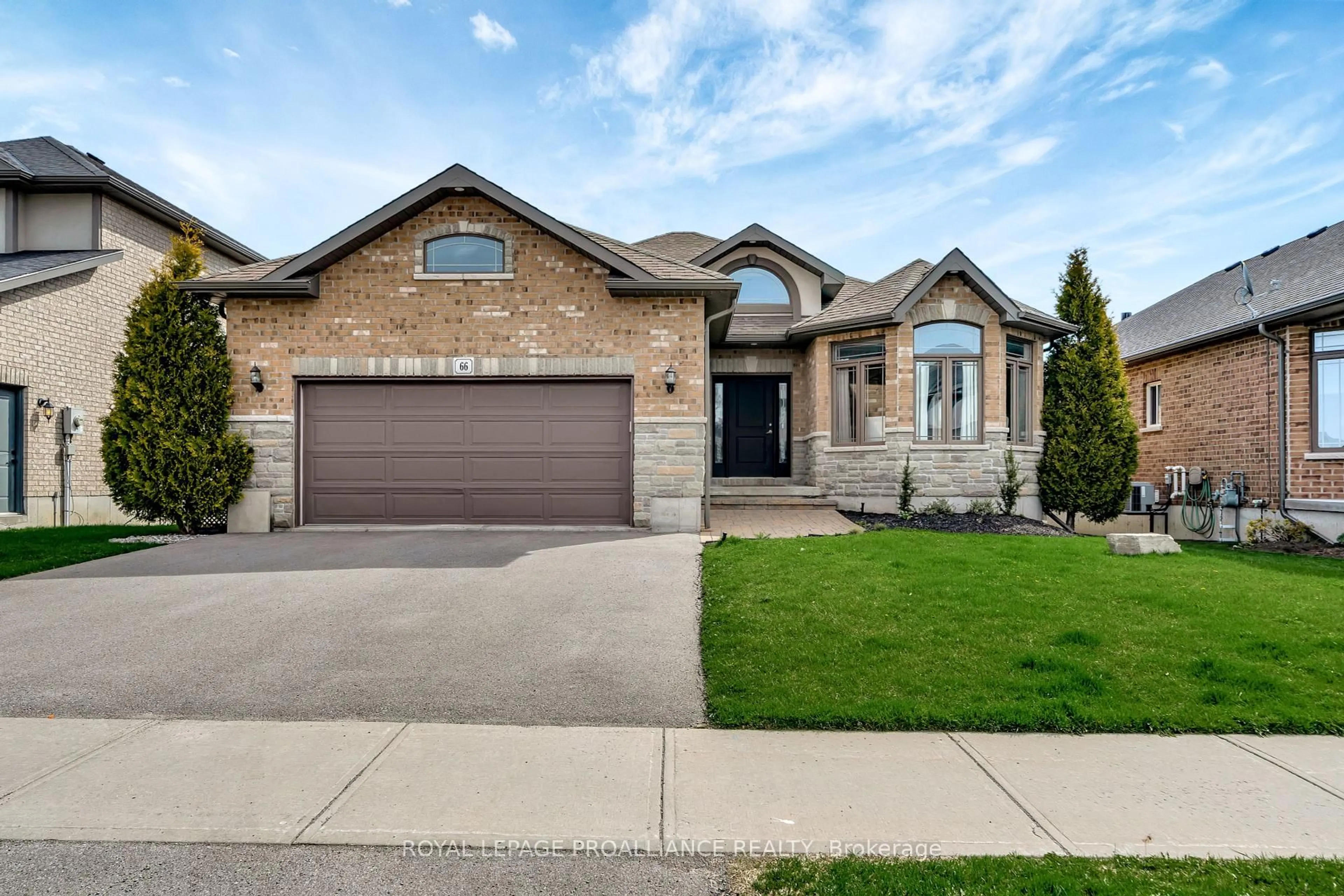 Home with brick exterior material, street for 66 Scenic Dr, Belleville Ontario K8N 0C6
