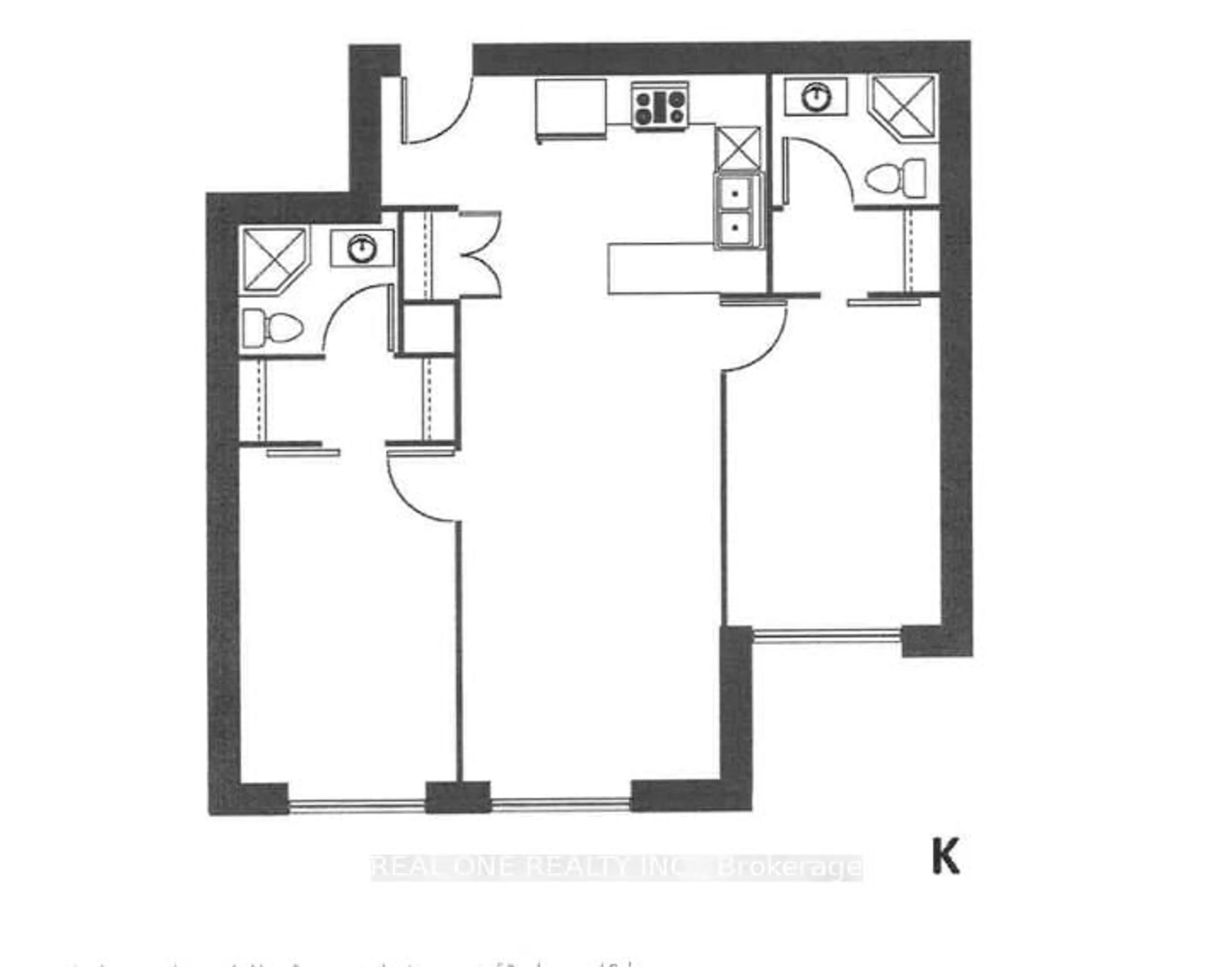 Floor plan for 1235 Richmond St #1211, London East Ontario N6A 0C1