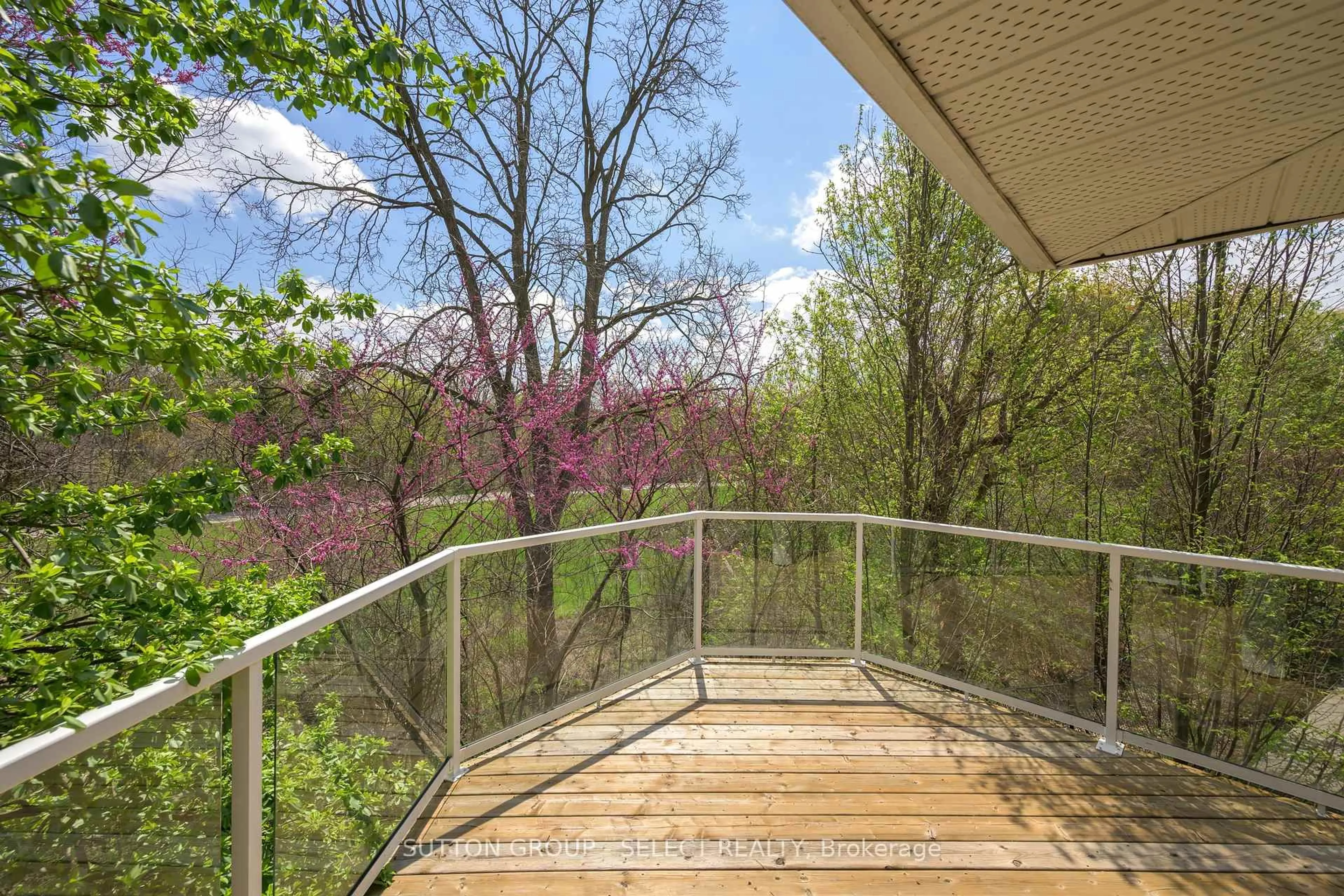 Patio, forest/trees view for 10 Mackellar Ave #5, London North Ontario N6H 5C5
