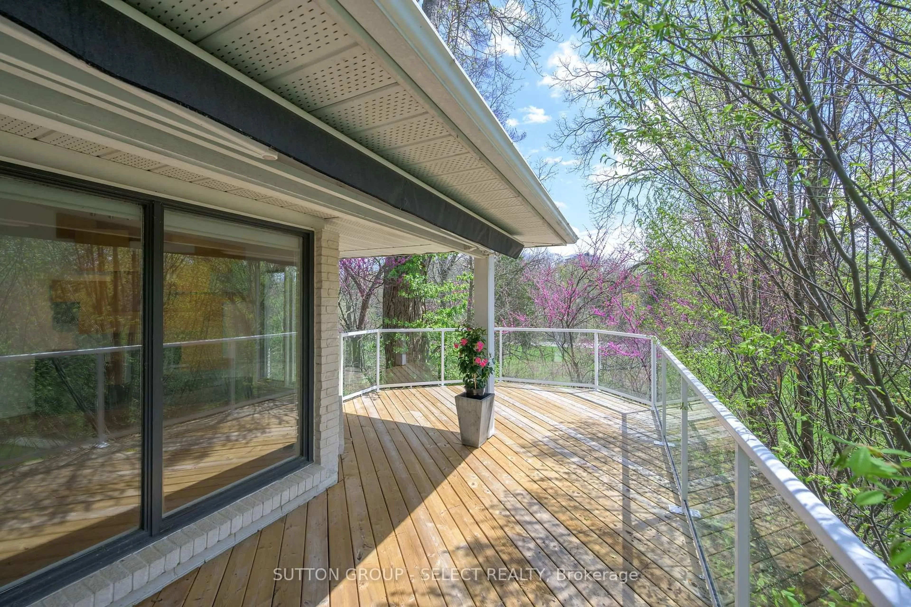 Patio, forest/trees view for 10 Mackellar Ave #5, London North Ontario N6H 5C5