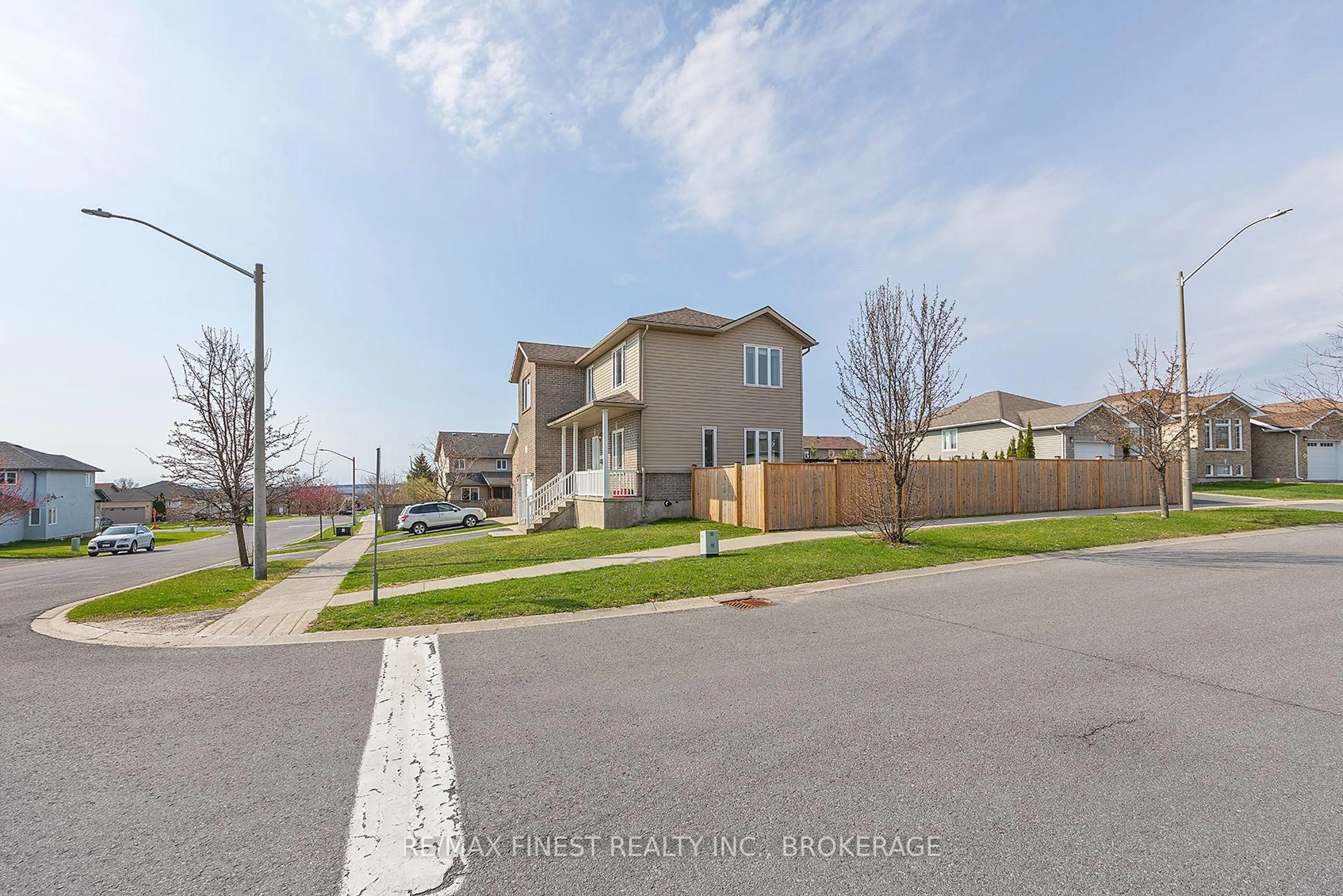 A pic from outside/outdoor area/front of a property/back of a property/a pic from drone, street for 106 Connell Dr, Loyalist Ontario K7N 0A1