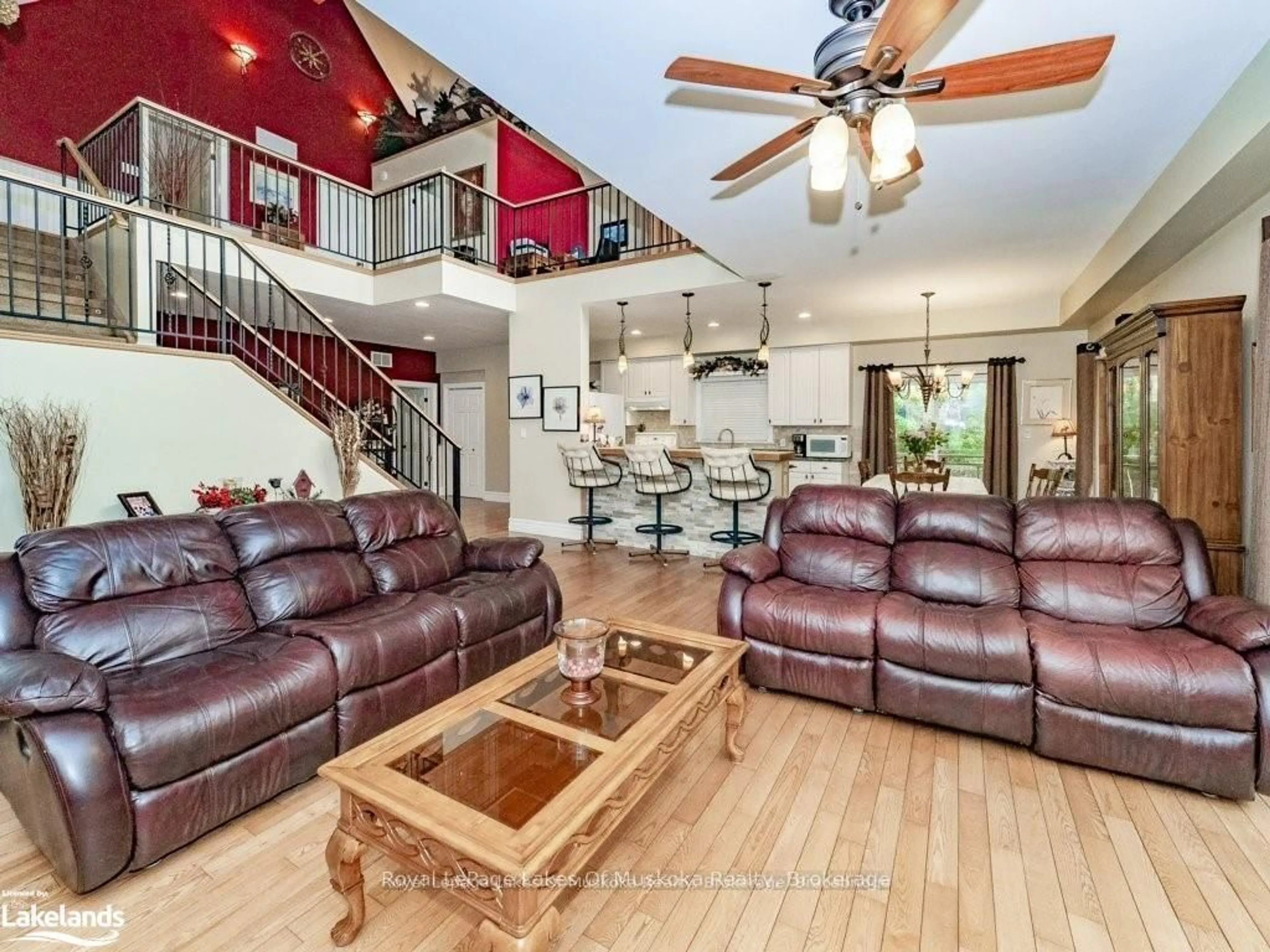 Living room with furniture, unknown for 2411 Hwy. 118 E. Highway, Bracebridge Ontario P1L 1X1