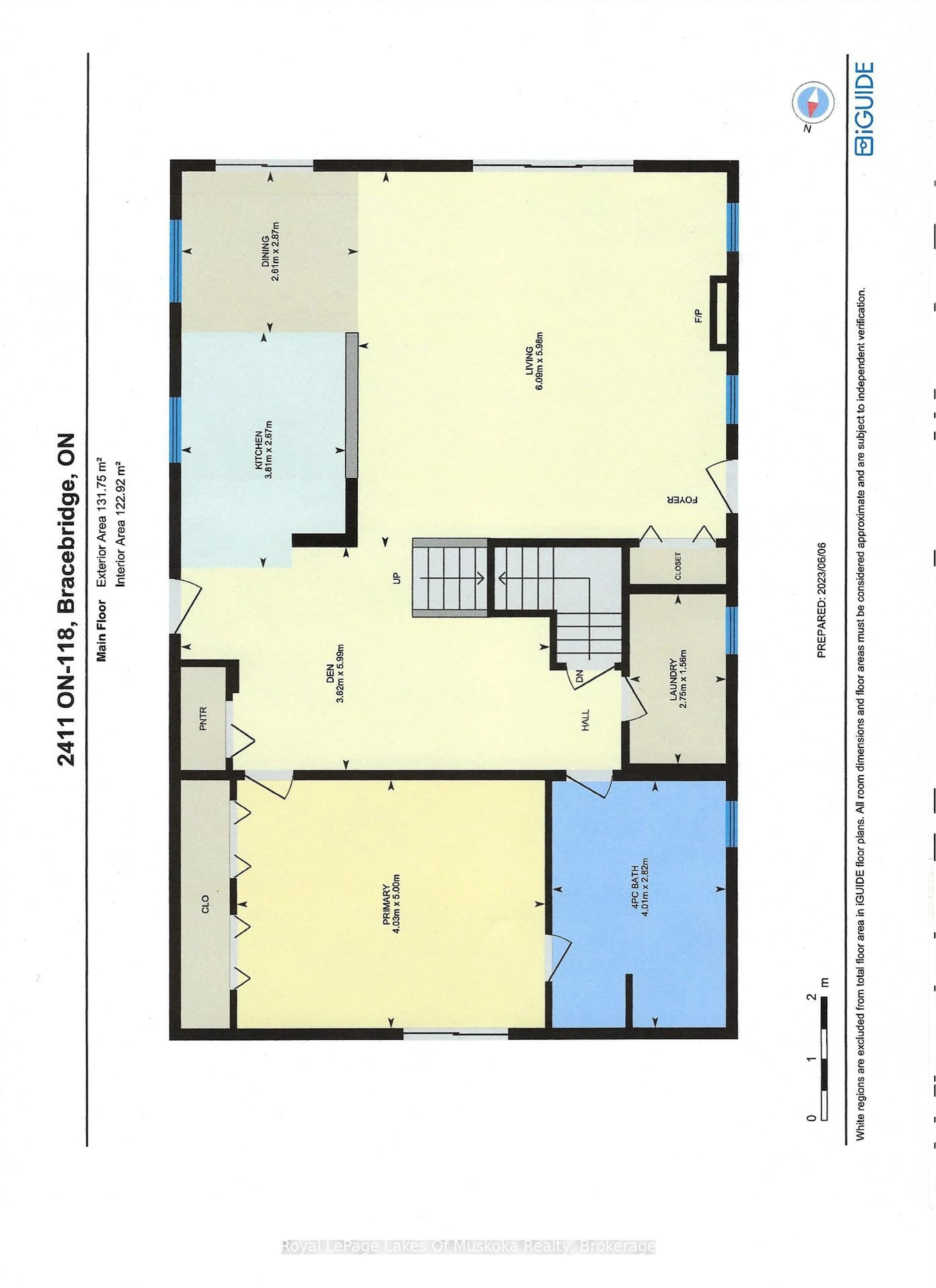 Floor plan for 2411 Hwy. 118 E. Highway, Bracebridge Ontario P1L 1X1