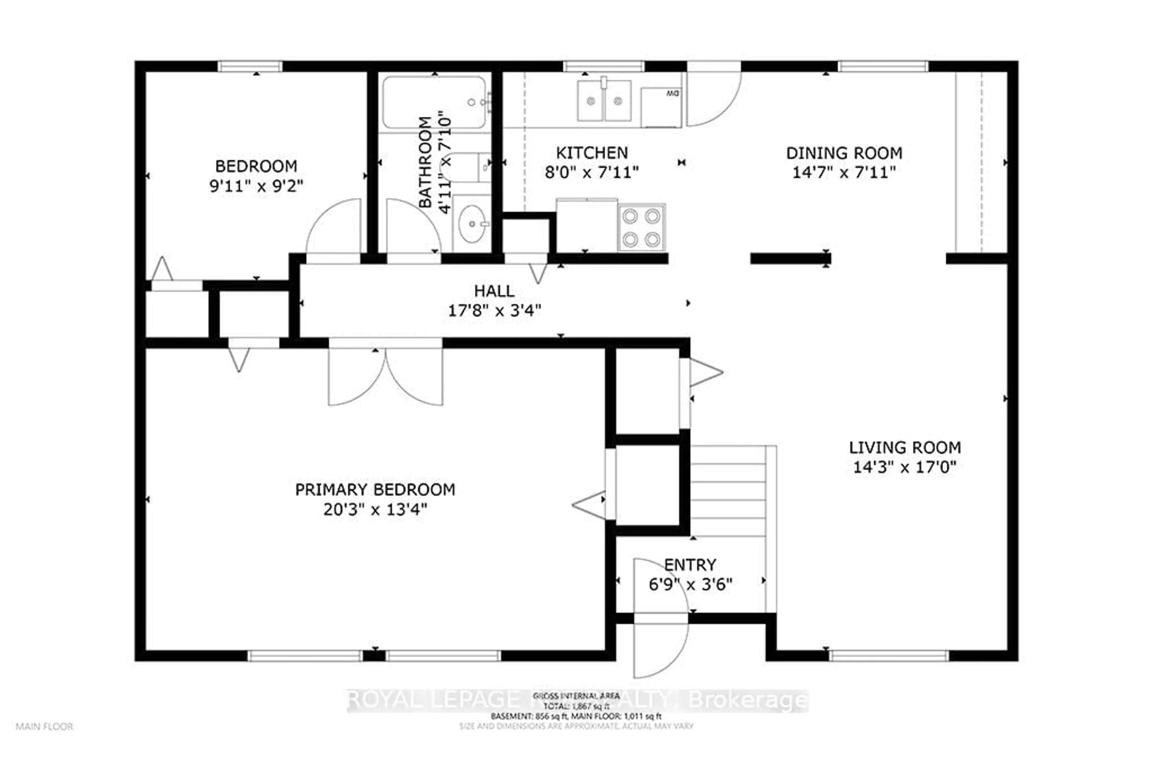 Floor plan for 435 Robert St, Shelburne Ontario L9V 3A4