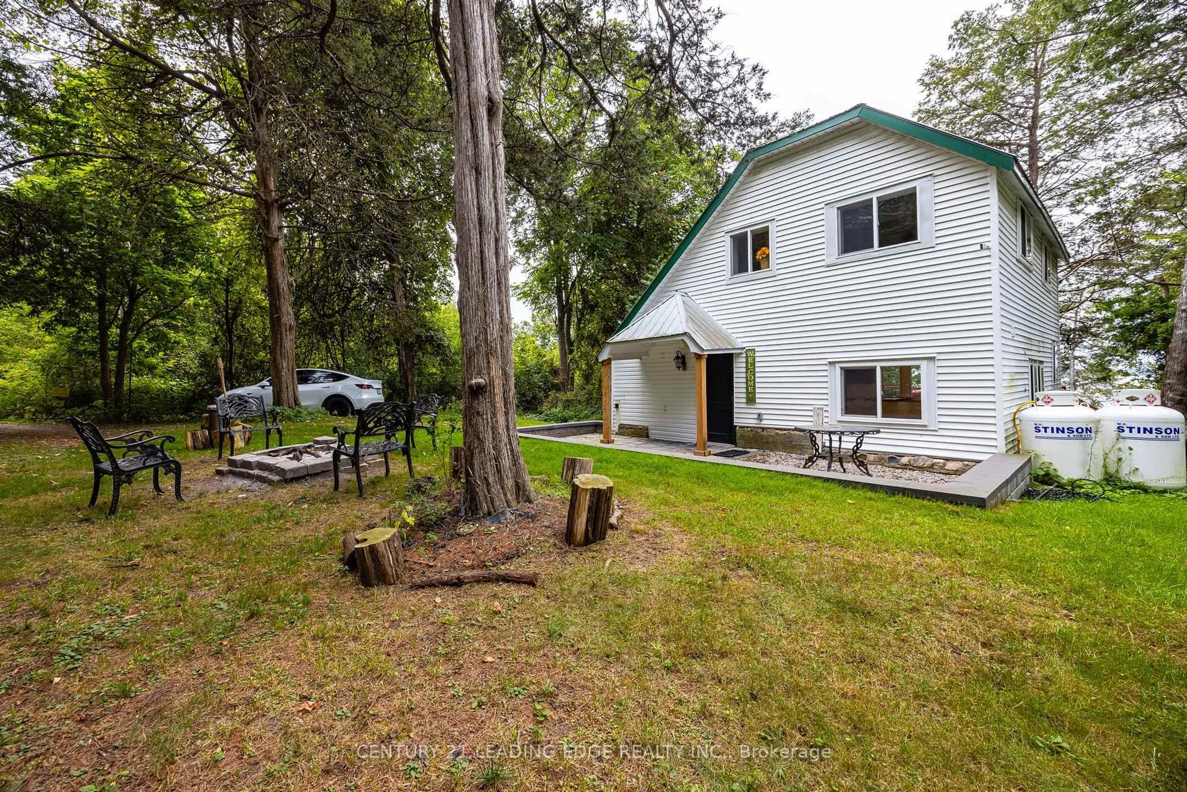 A pic from outside/outdoor area/front of a property/back of a property/a pic from drone, forest/trees view for 2385A COUNTY ROAD 9 N/A, Napanee Ontario K7R 3K8