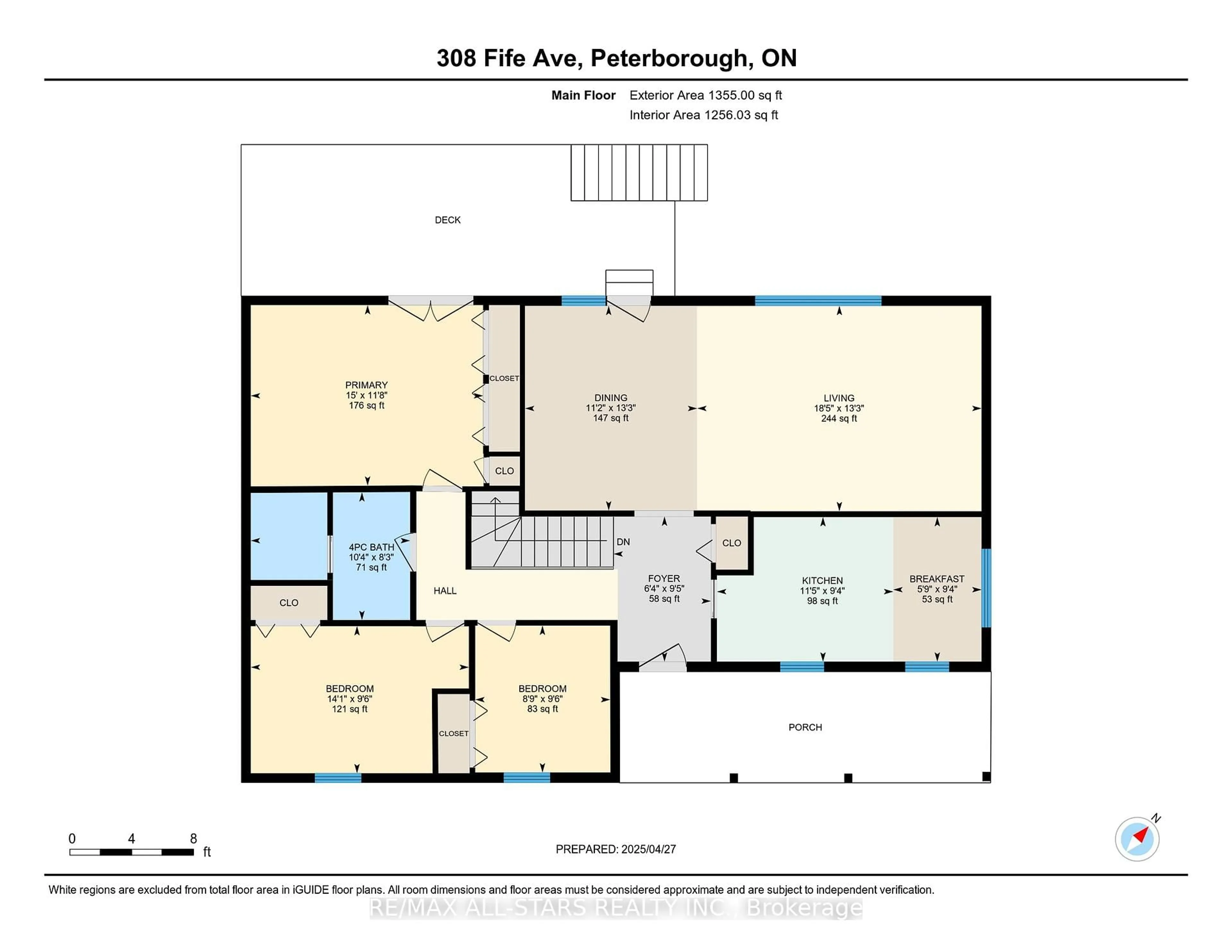 Floor plan for 308 Fife Ave, Smith-Ennismore-Lakefield Ontario K9J 0C6