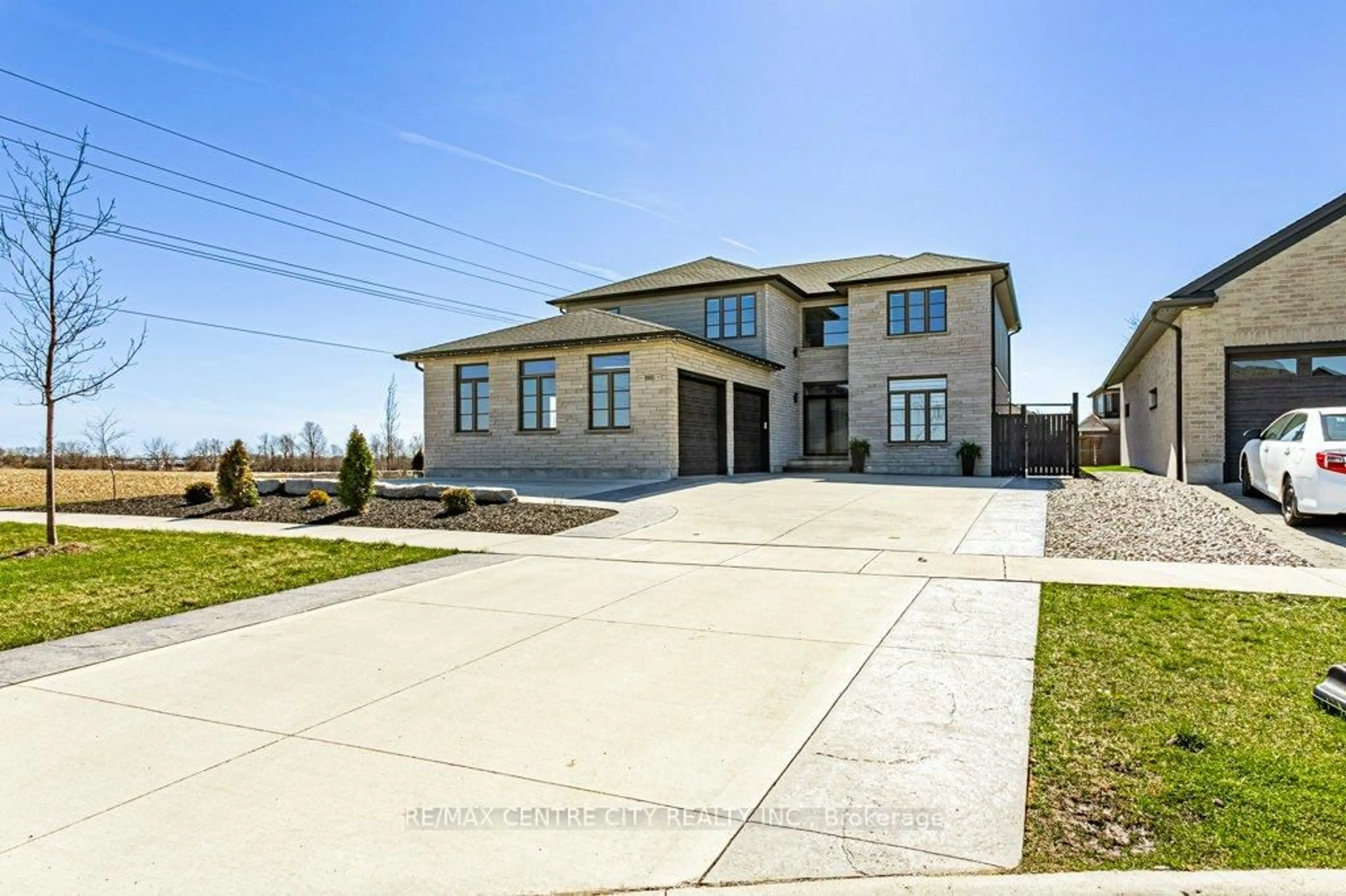 Home with brick exterior material, street for 6601 Crown Grant Rd, London South Ontario N6P 0G3