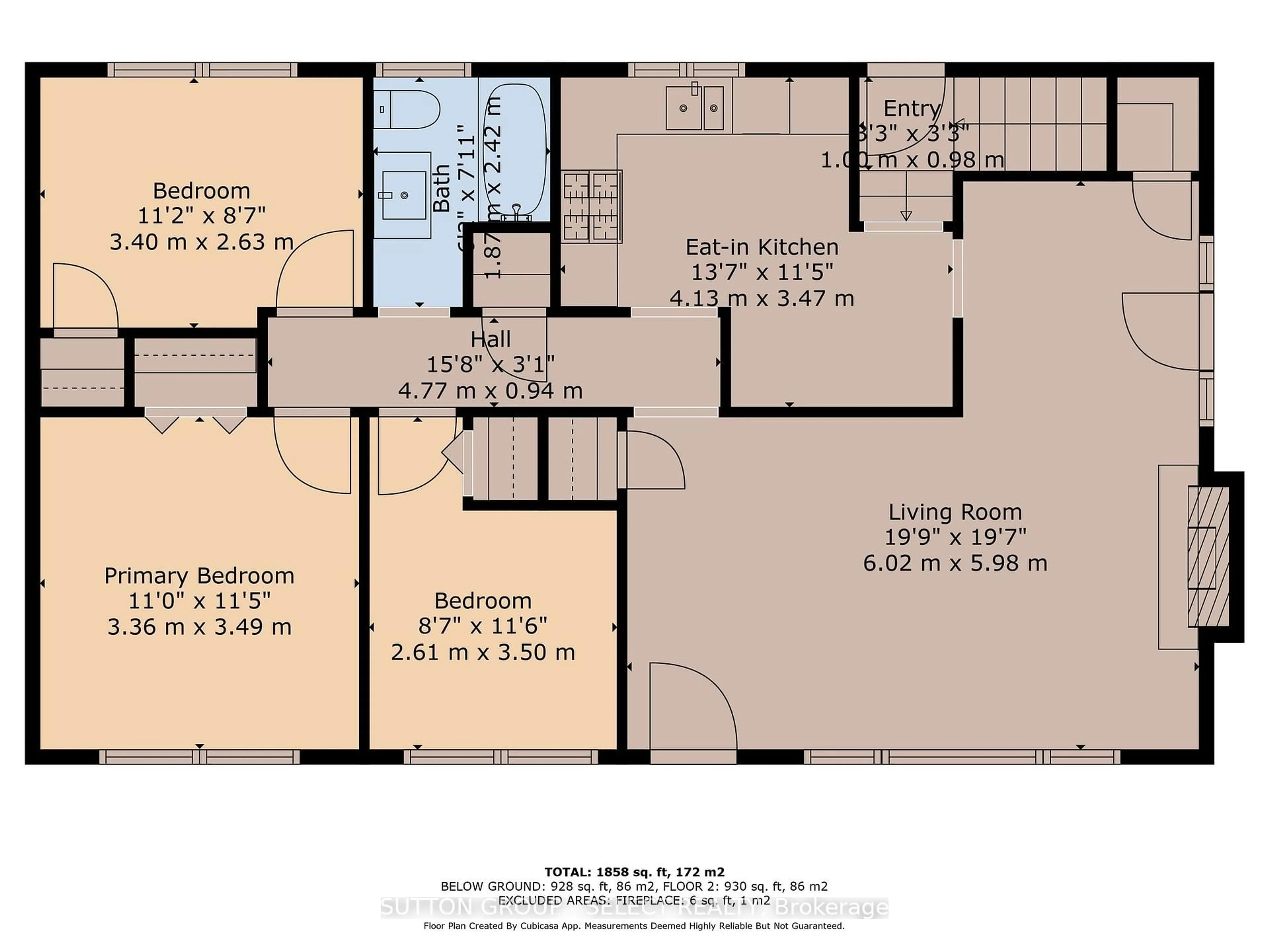 Floor plan for 1407 Byron Baseline Rd, London South Ontario N6K 2E9