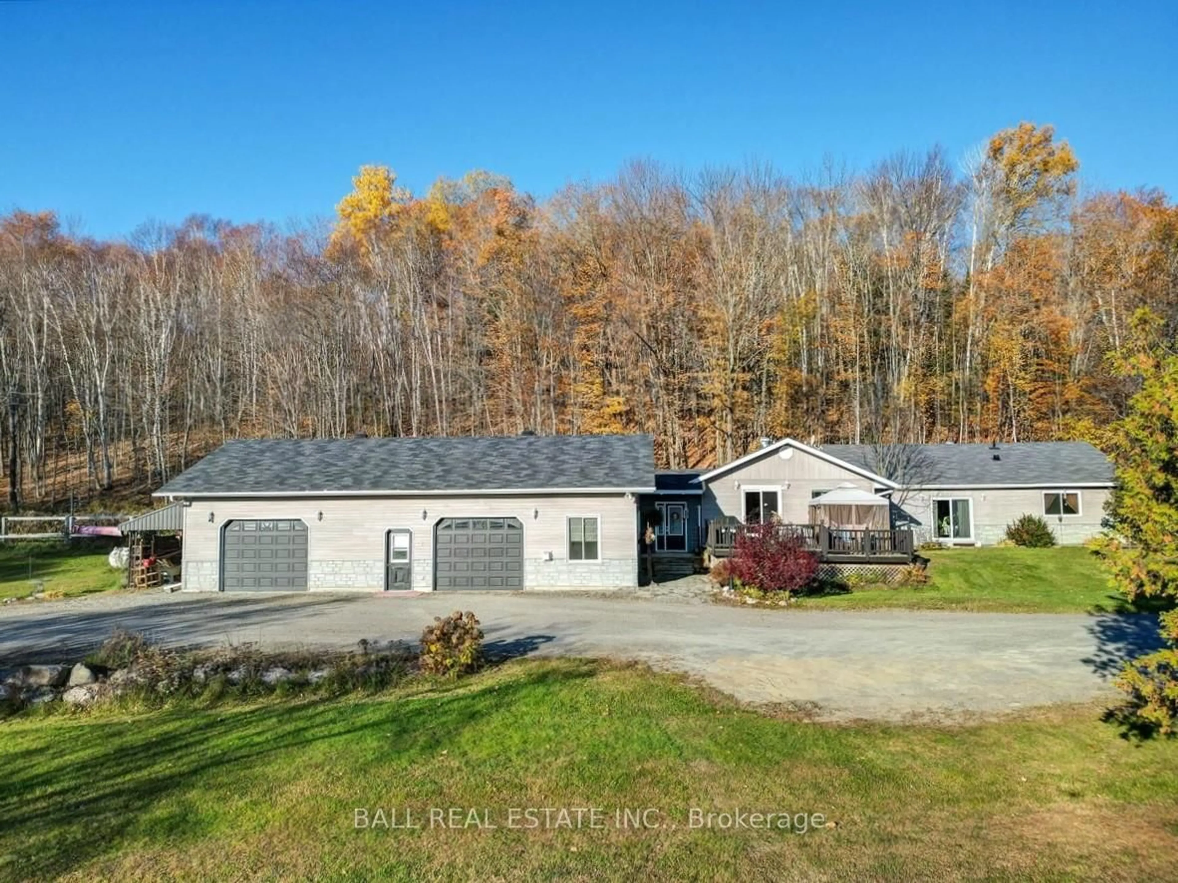 A pic from outside/outdoor area/front of a property/back of a property/a pic from drone, unknown for 601 Airport Rd, Bancroft Ontario K0L 1C0