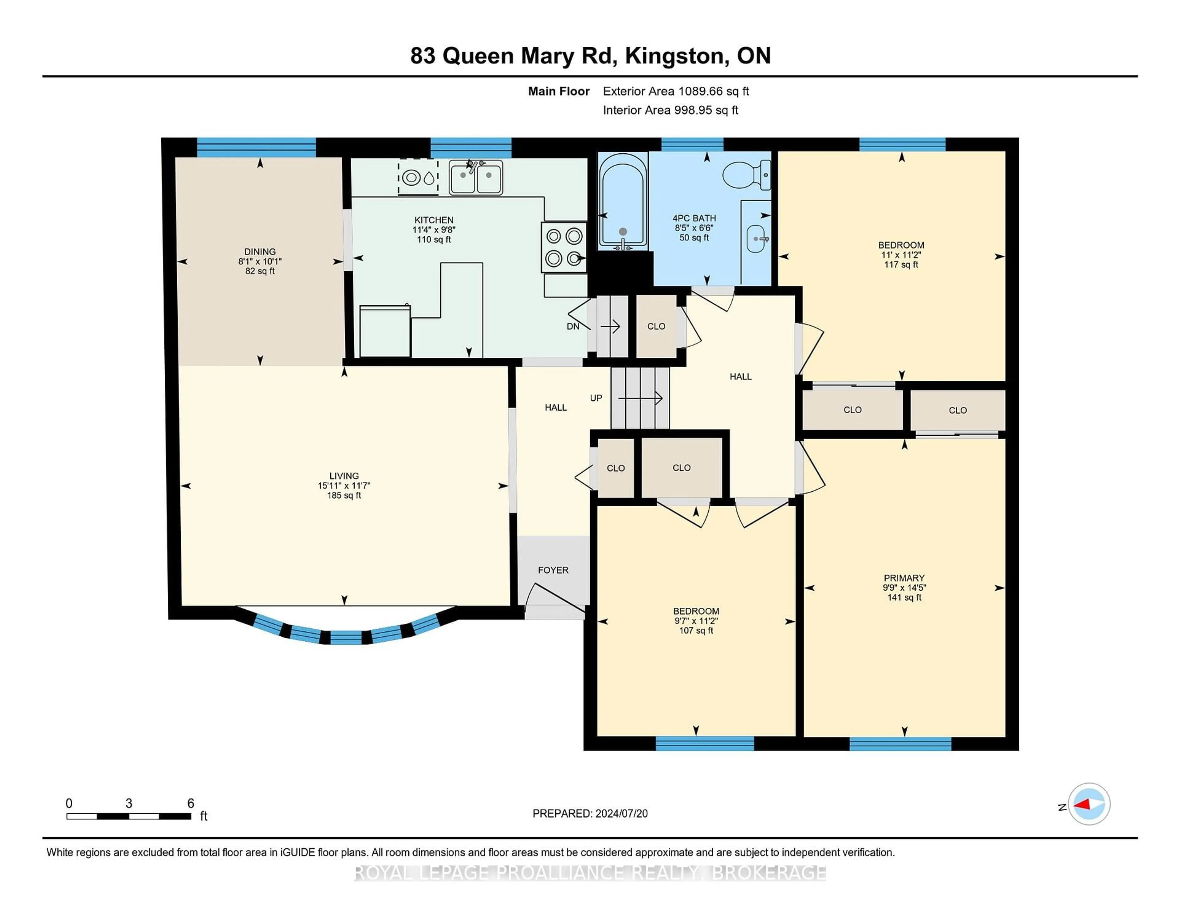 Floor plan for 83 QUEEN MARY Rd, Kingston Ontario K7M 2A3