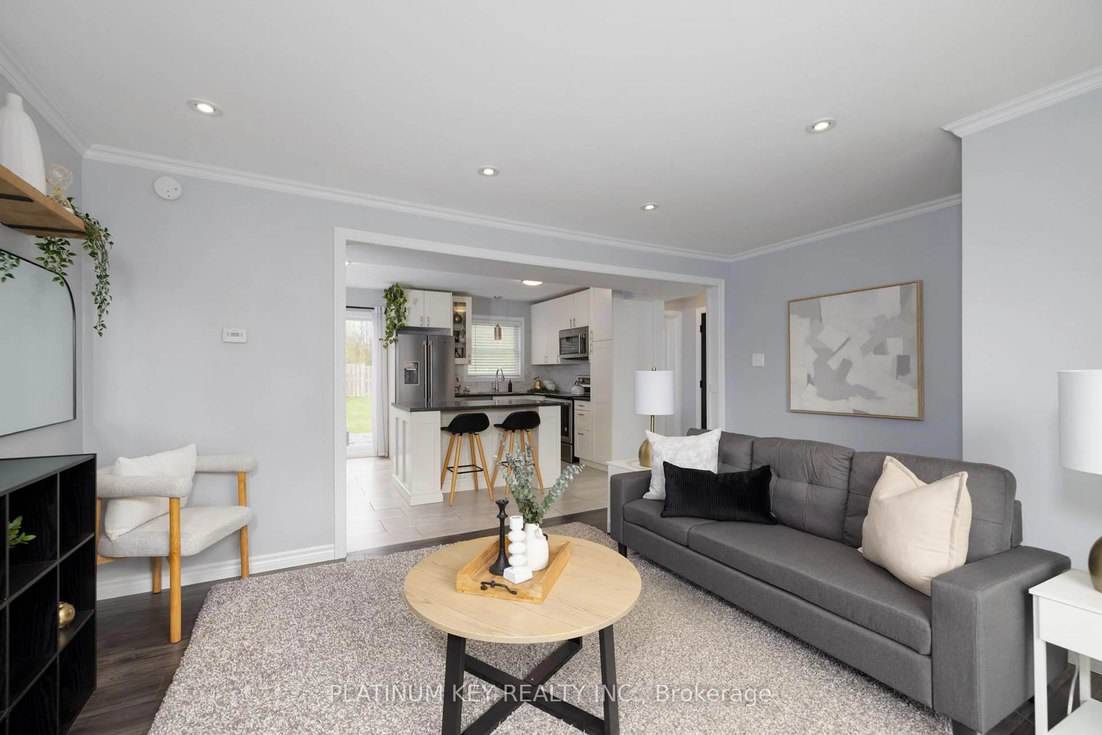 Living room with furniture, unknown for 404 Crawford St, London South Ontario N6C 3B3