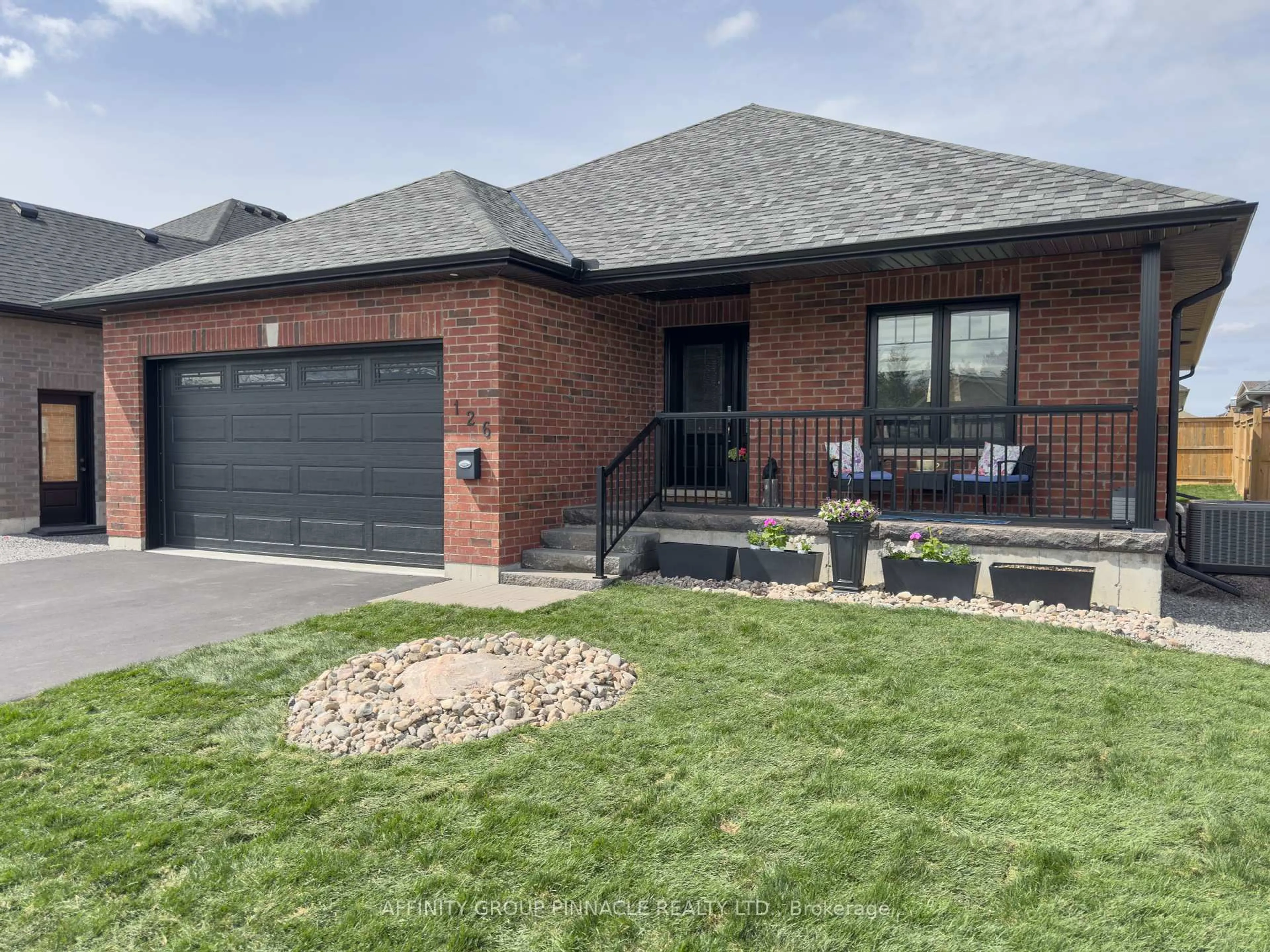 Home with brick exterior material, street for 126 Springdale Dr, Kawartha Lakes Ontario K9V 0N3