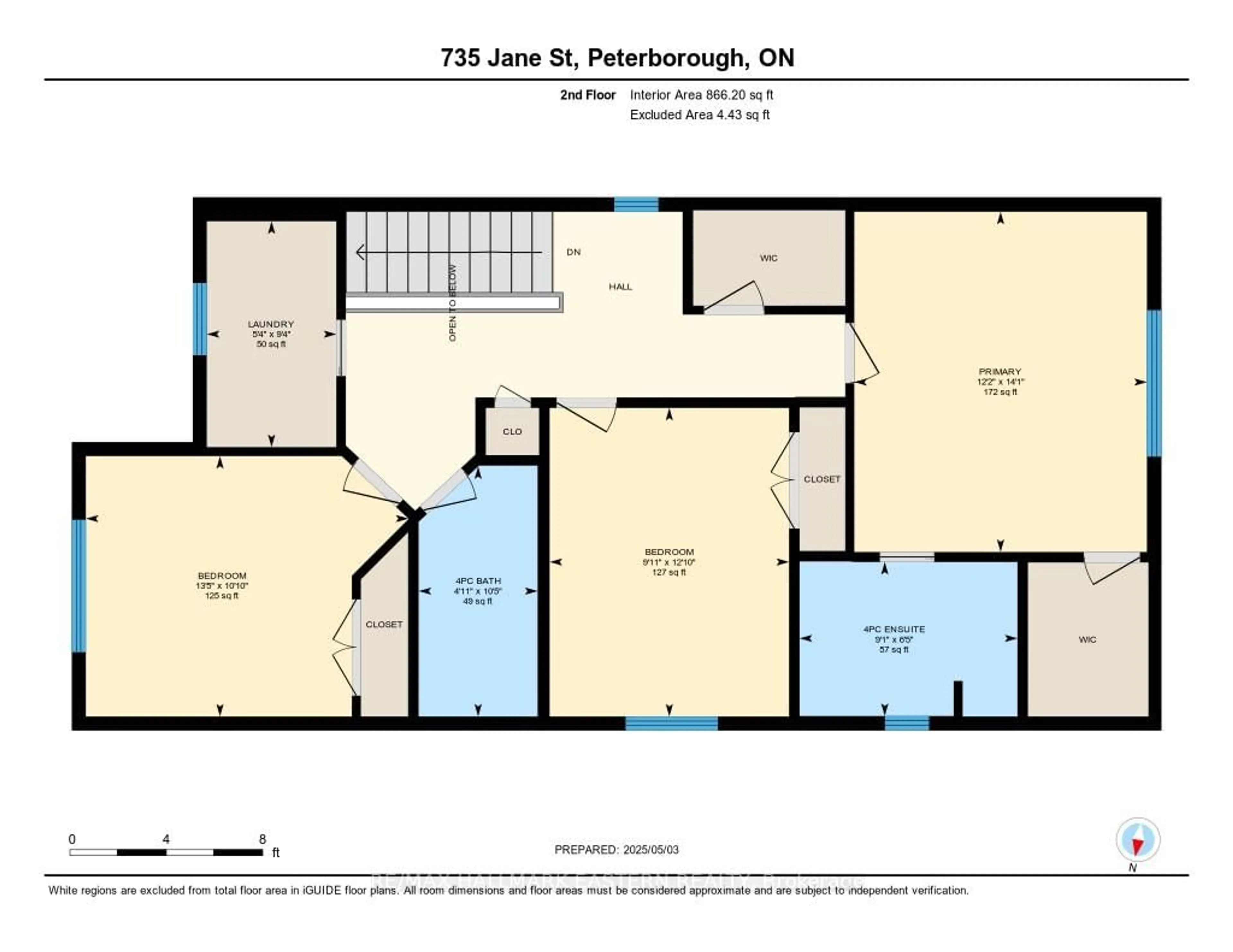 Floor plan for 735 Jane St, Peterborough South Ontario K9J 3A7