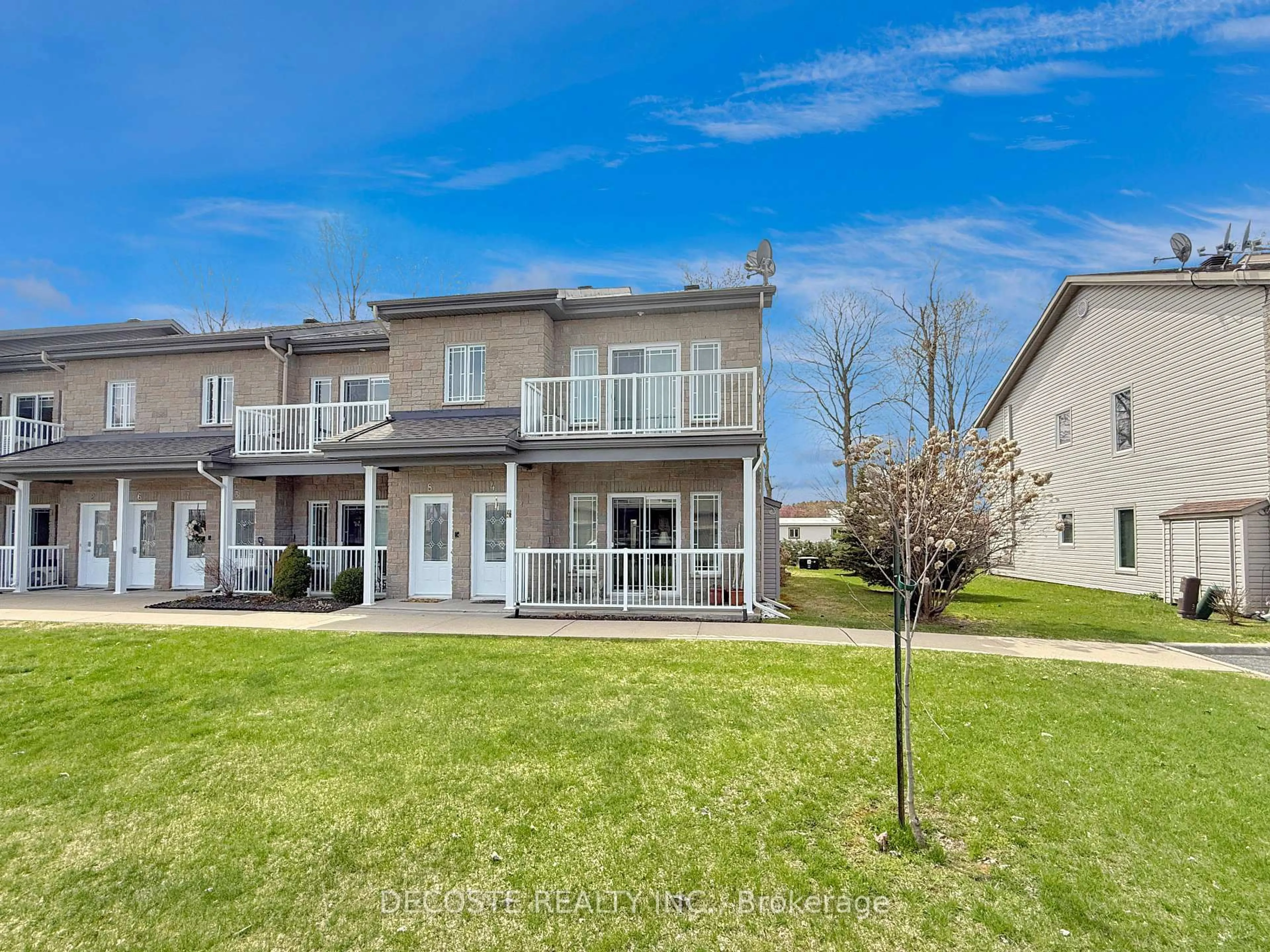A pic from outside/outdoor area/front of a property/back of a property/a pic from drone, water/lake/river/ocean view for 28 Valain St #8, Alfred and Plantagenet Ontario K0B 1A0