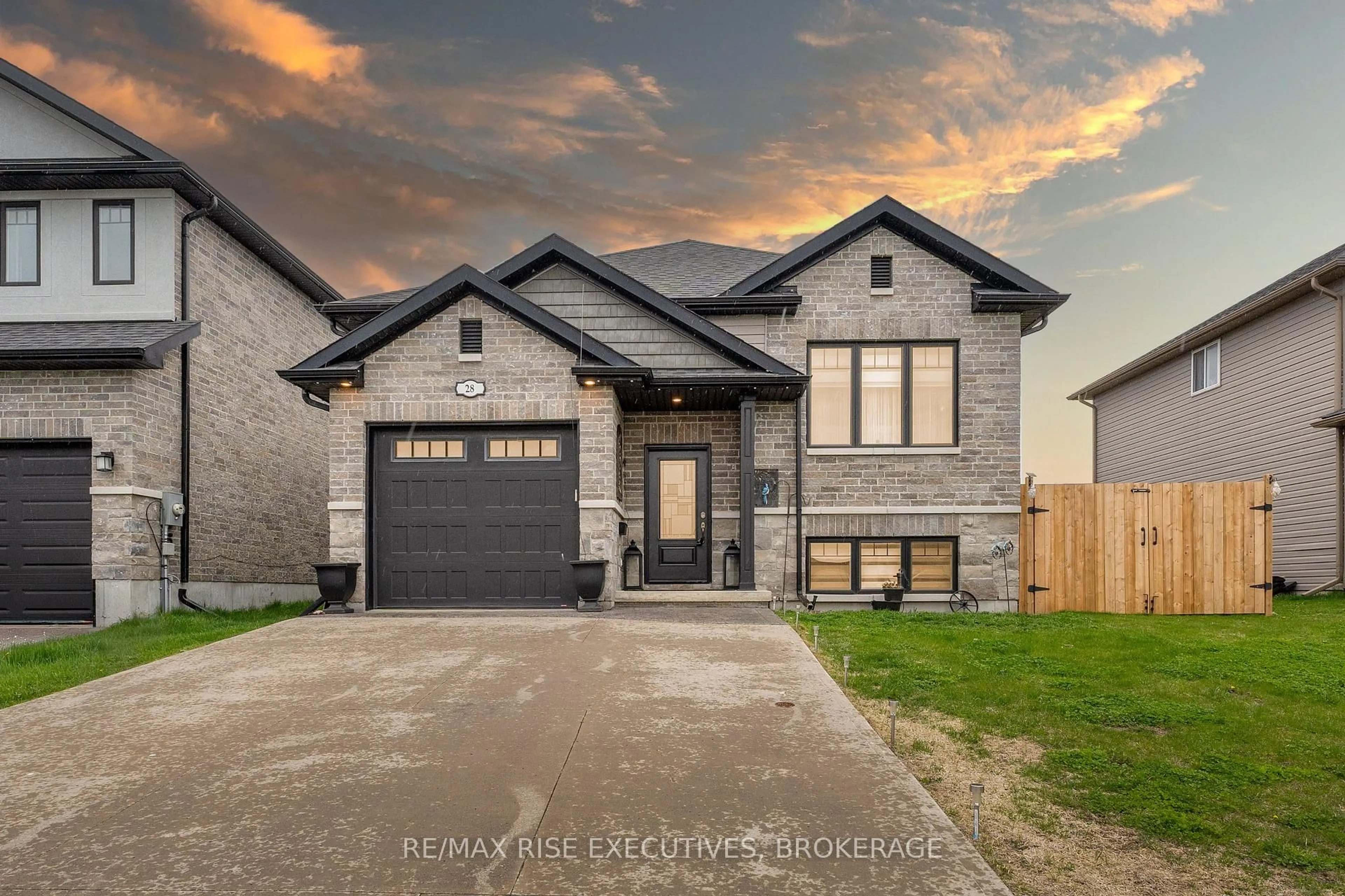 Home with brick exterior material, street for 28 Walnut Cres, Belleville Ontario K8N 0E4