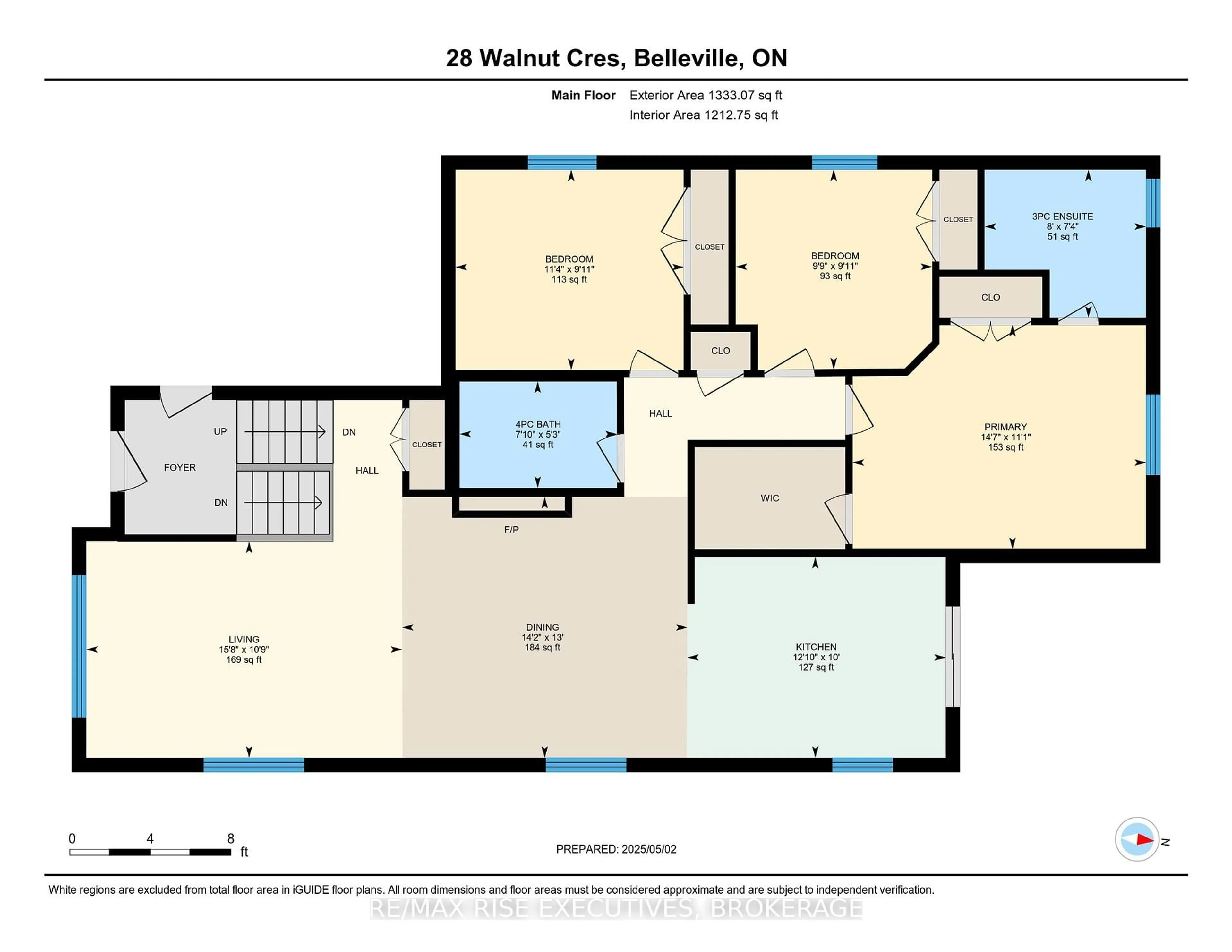 Floor plan for 28 Walnut Cres, Belleville Ontario K8N 0E4