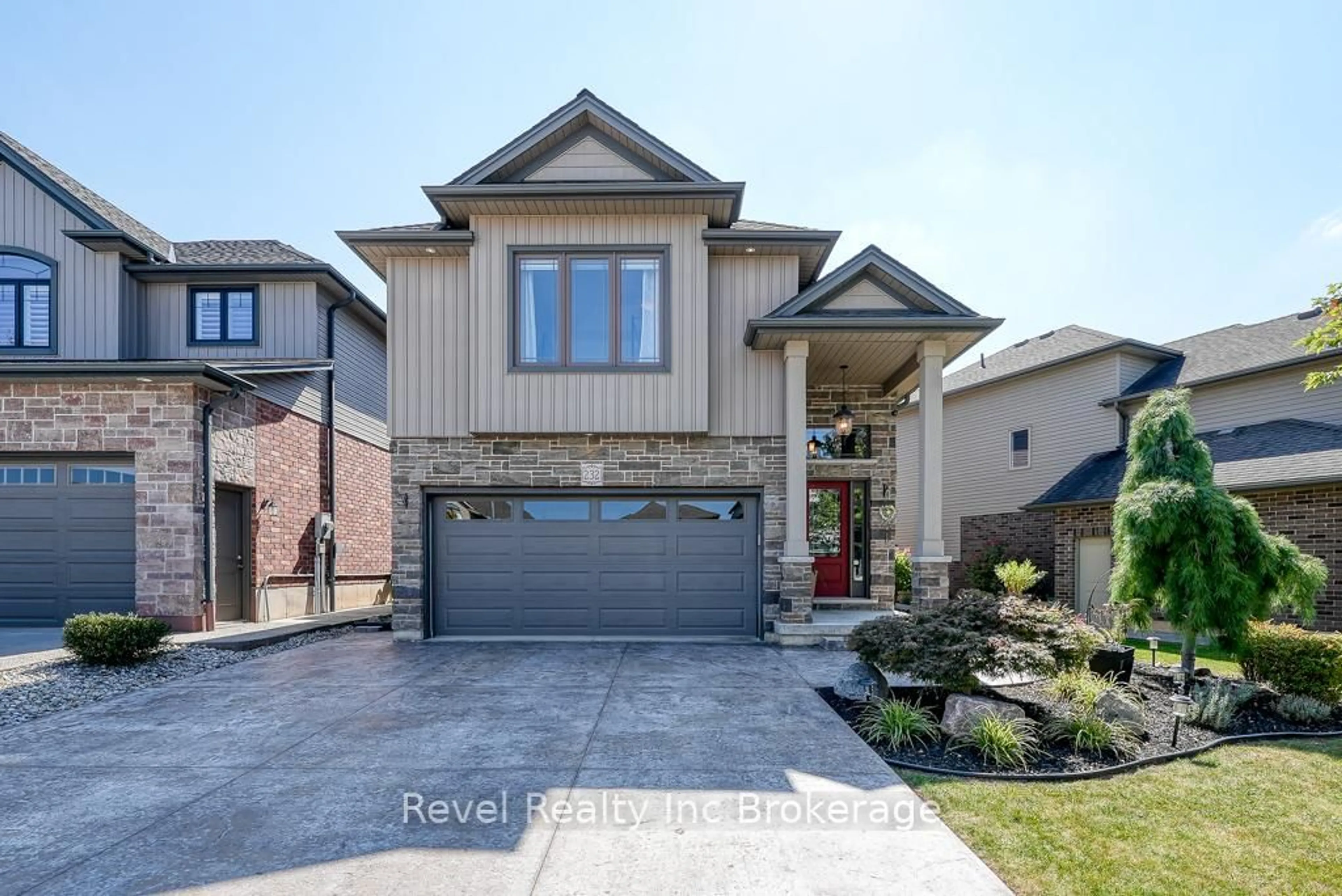 Home with brick exterior material, street for 232 DIEPPE Dr, Woodstock Ontario N4T 0G1