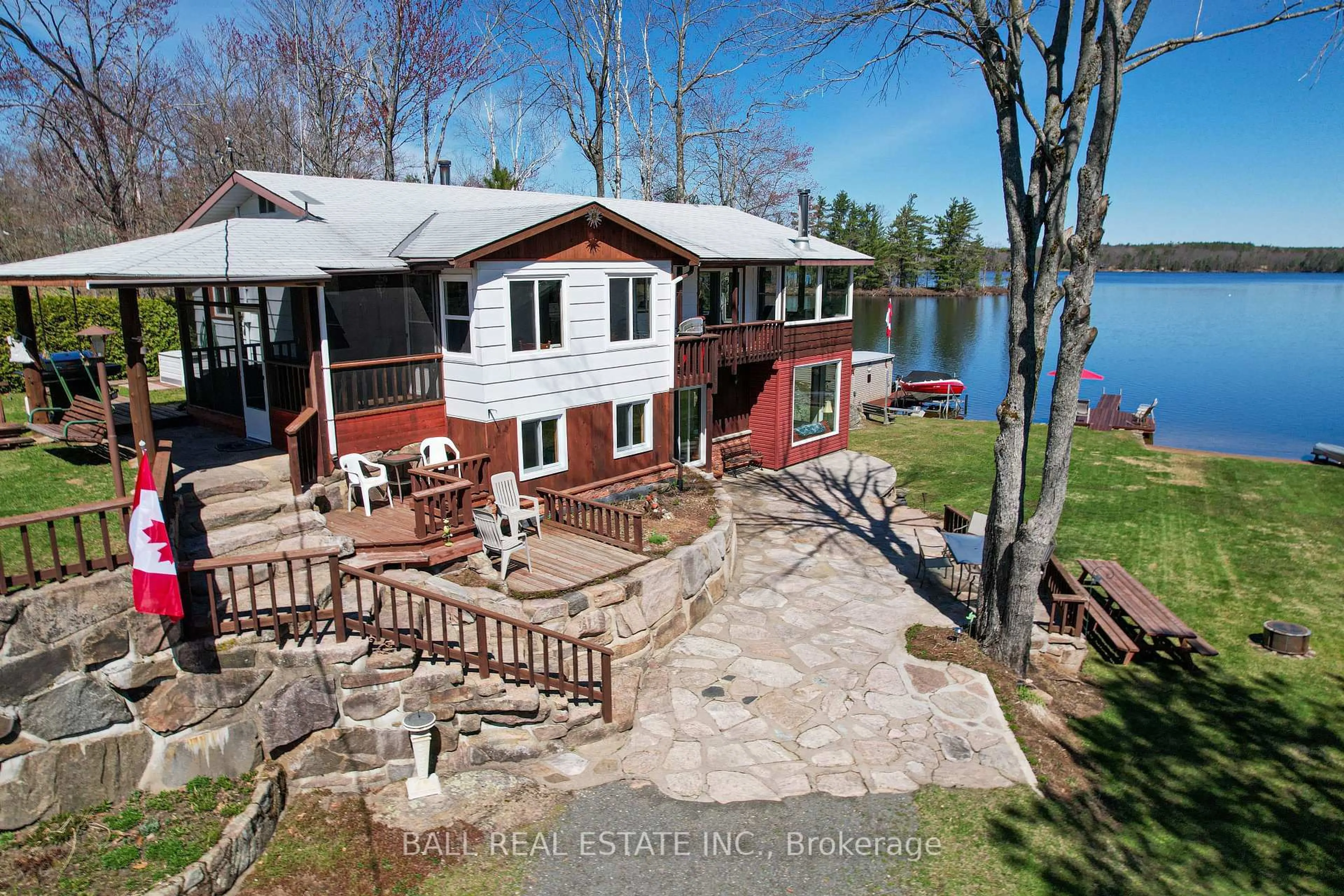 A pic from outside/outdoor area/front of a property/back of a property/a pic from drone, water/lake/river/ocean view for 4 Fire Route 83B N/A, Havelock-Belmont-Methuen Ontario K0L 1Z0