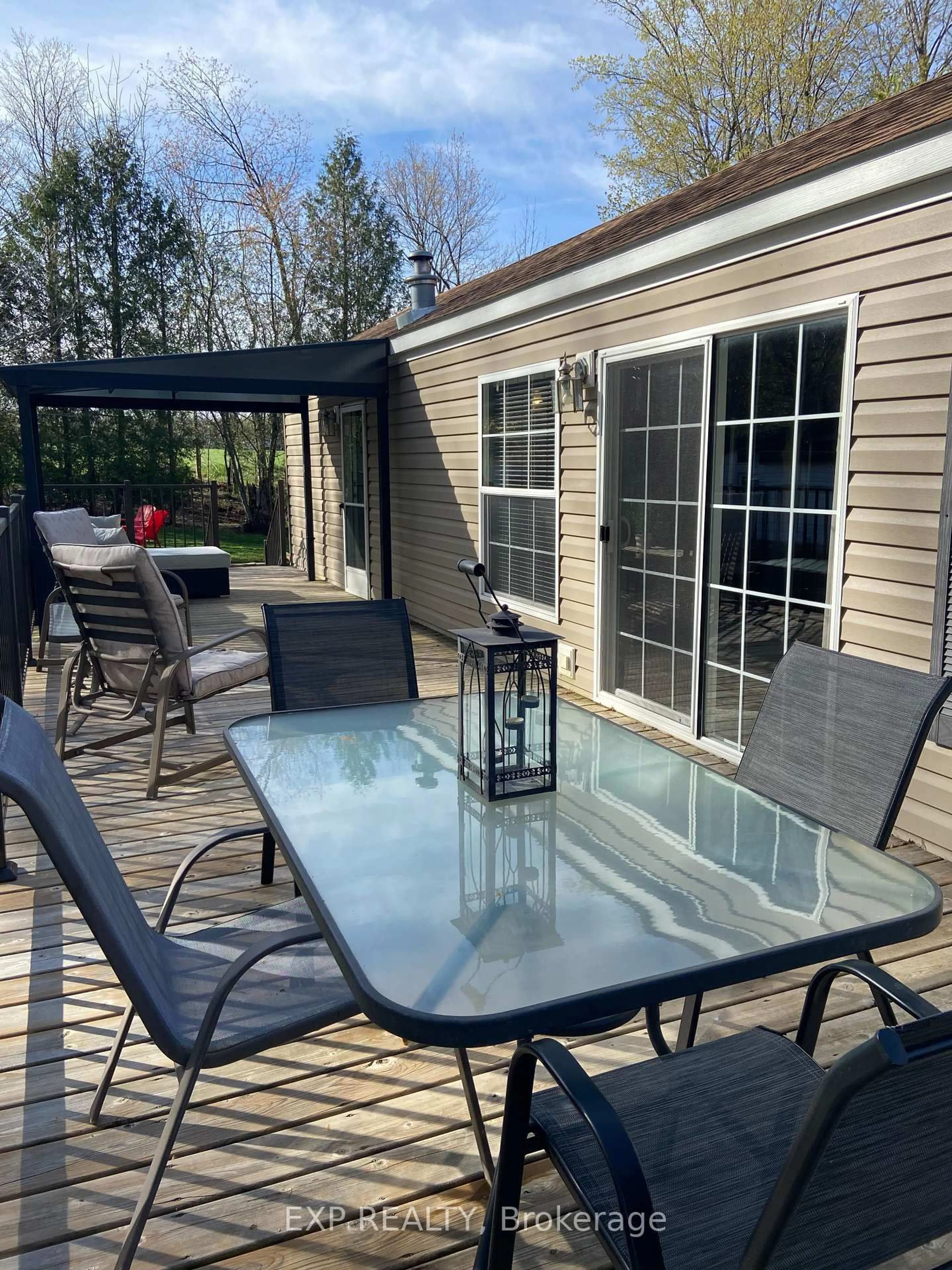 Patio, water/lake/river/ocean view for 76735 Wildwood Line #232, Bluewater Ontario N0M 1G0