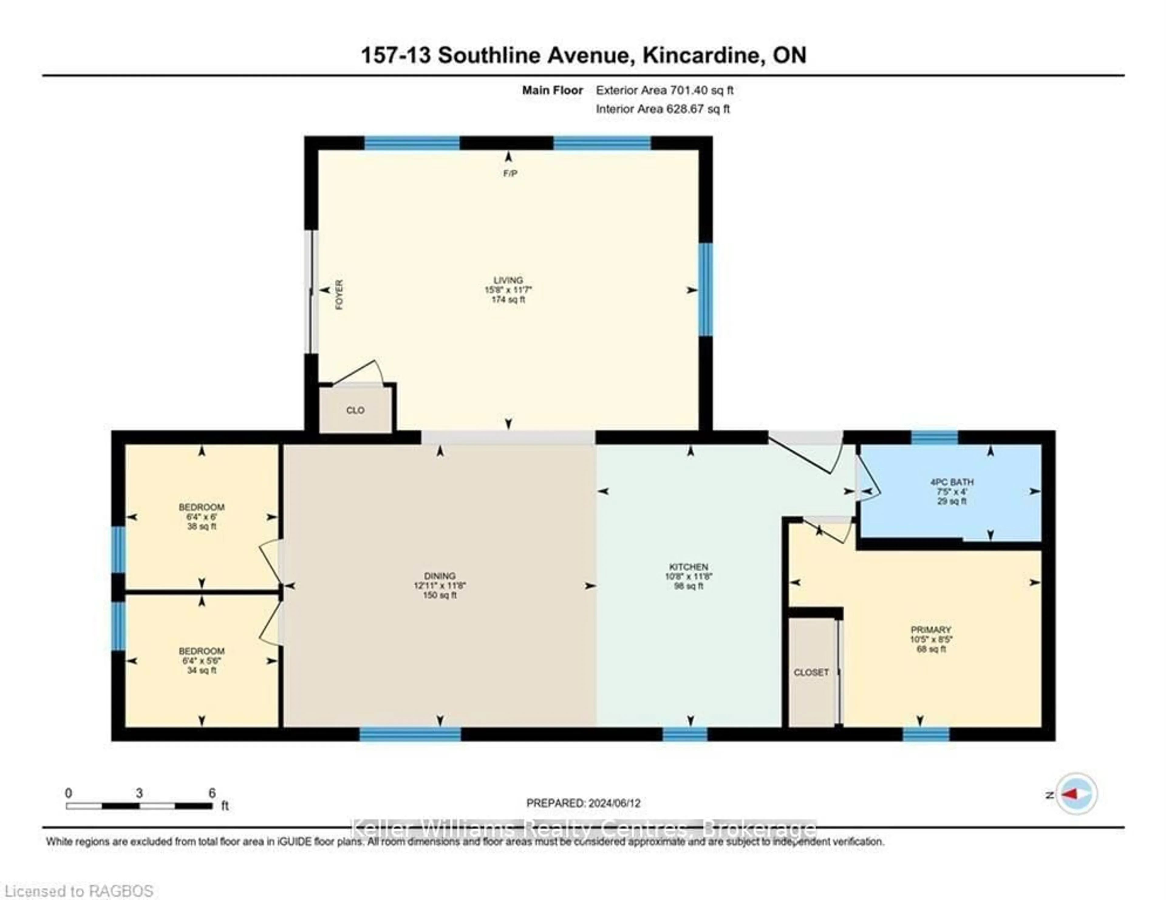 Floor plan for 13 Southline #157 Ave, Huron-Kinloss Ontario N2Z 2X5