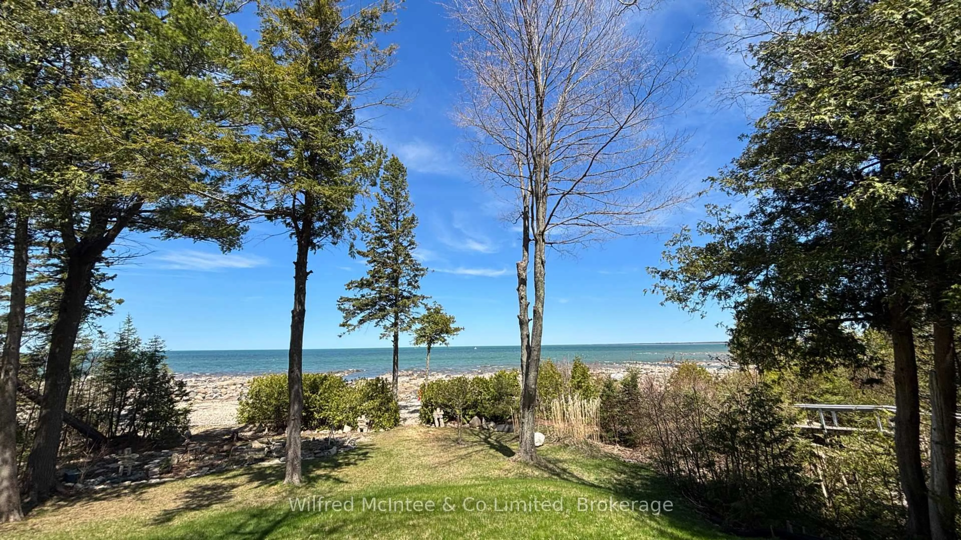 Patio, water/lake/river/ocean view for 61 WAHBEZEE Dr, Native Leased Lands Ontario N0H 2G0