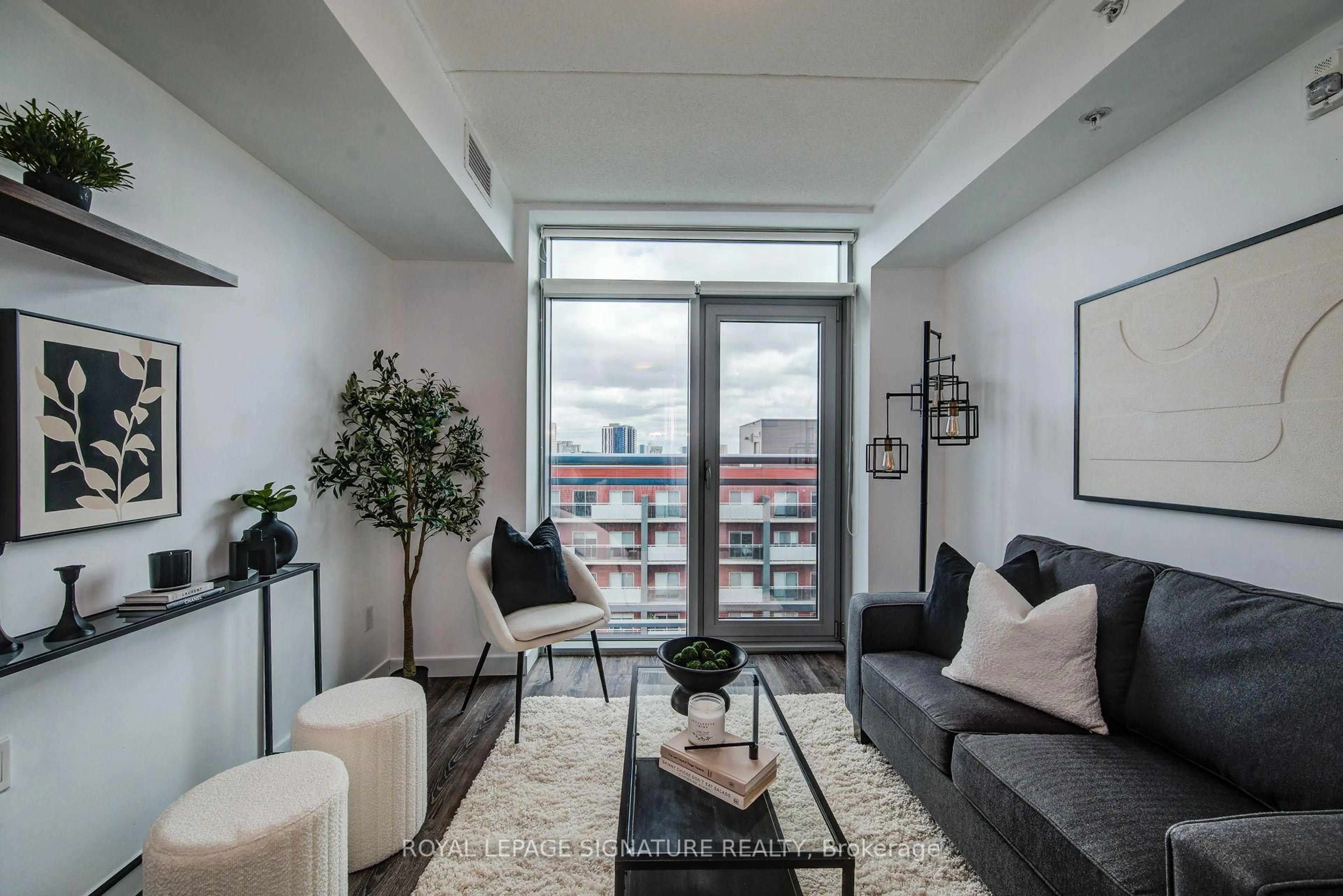 Living room with furniture, unknown for 250 Albert St #718, Waterloo Ontario N2L 3W5