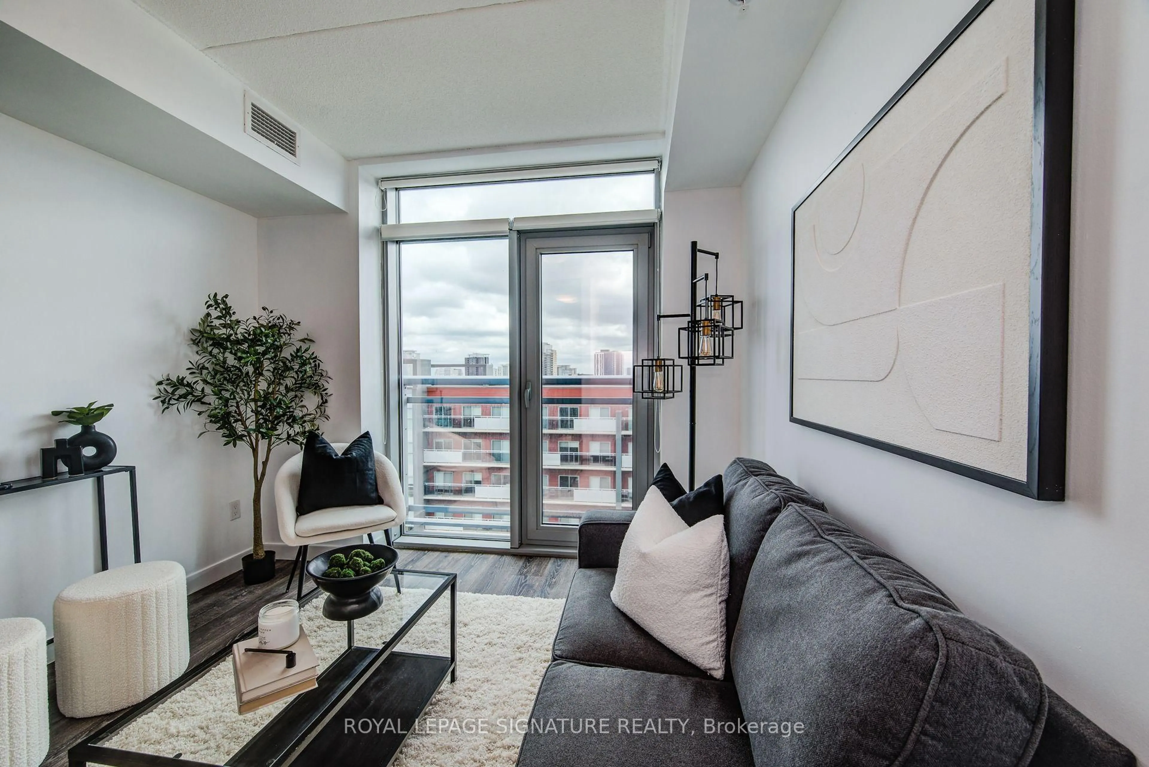 Living room with furniture, unknown for 250 Albert St #718, Waterloo Ontario N2L 3W5
