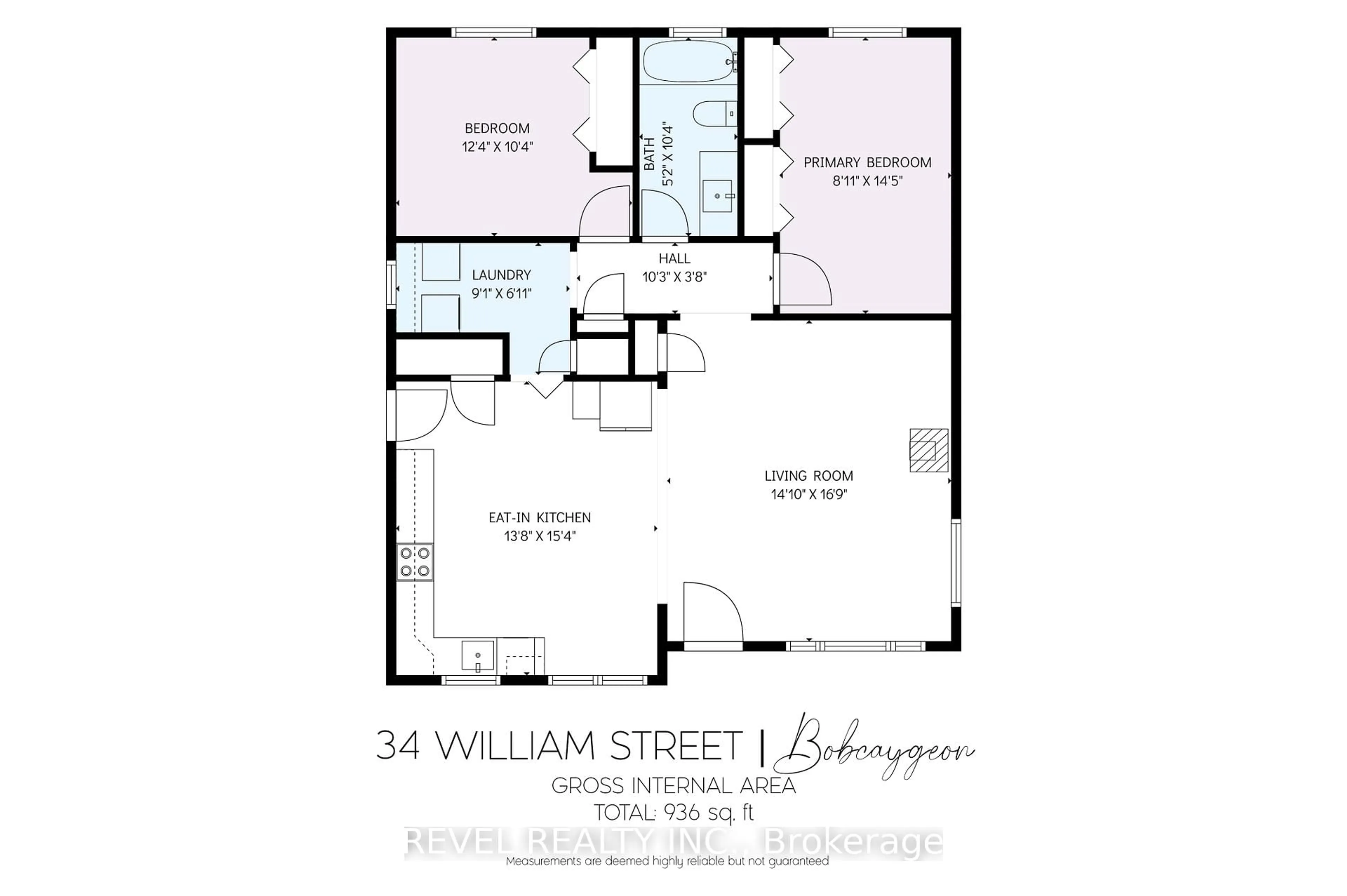 Floor plan for 34 William St, Kawartha Lakes Ontario K0M 1A0