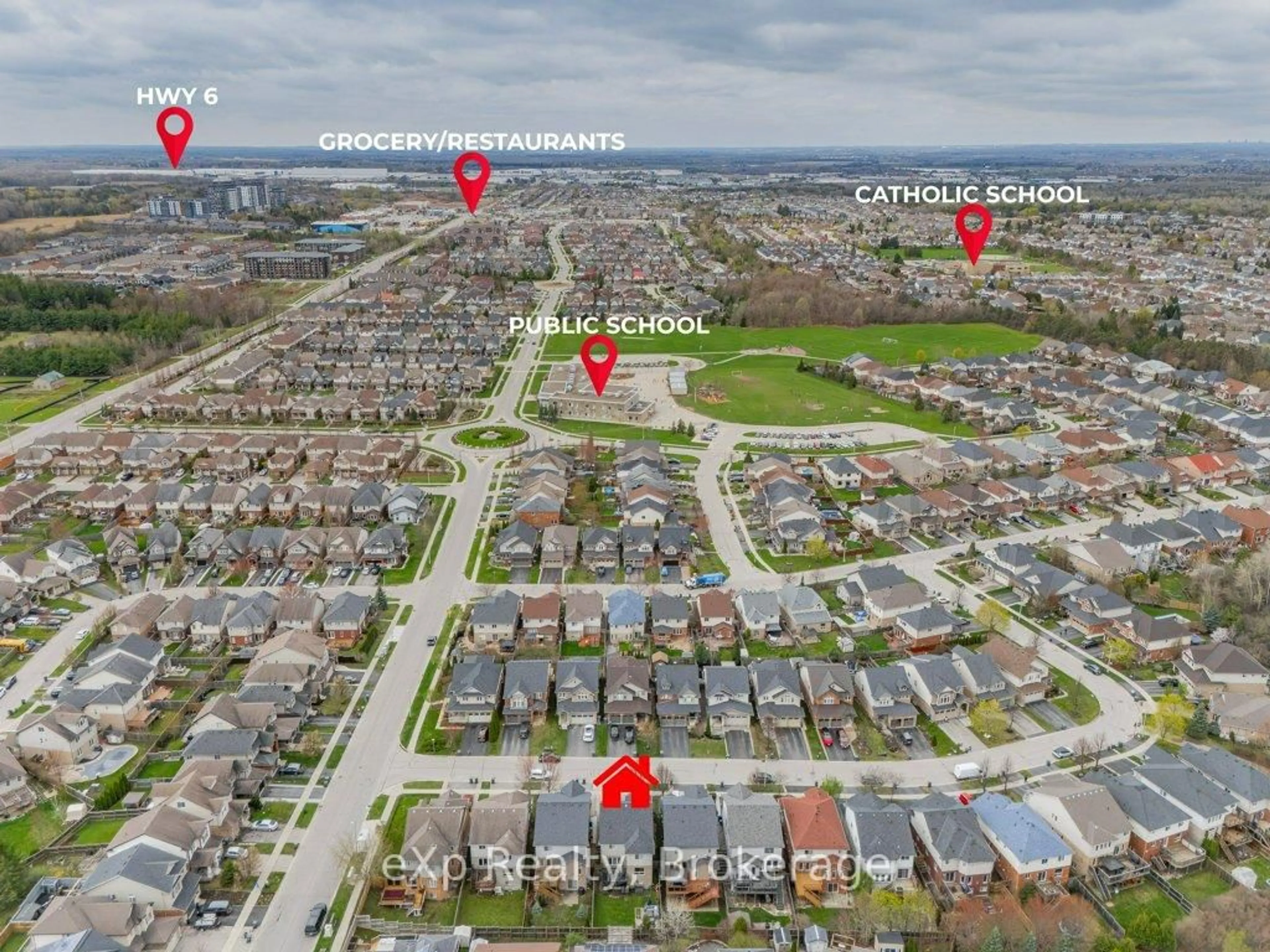 A pic from outside/outdoor area/front of a property/back of a property/a pic from drone, street for 36 Ray Cres, Guelph Ontario N1L 0B6