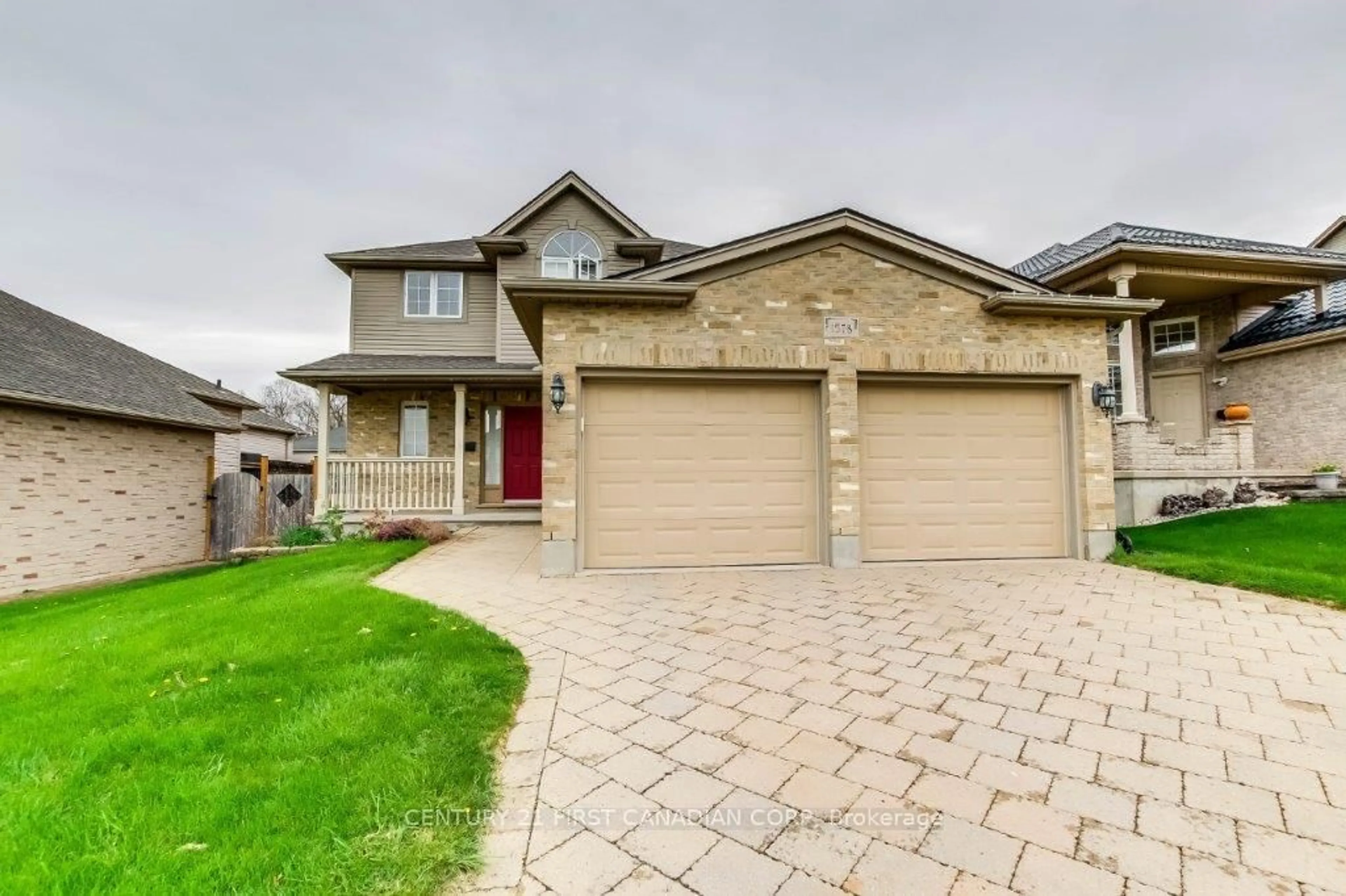 Home with brick exterior material, street for 1578 Birchwood Dr, London South Ontario N6K 4X3