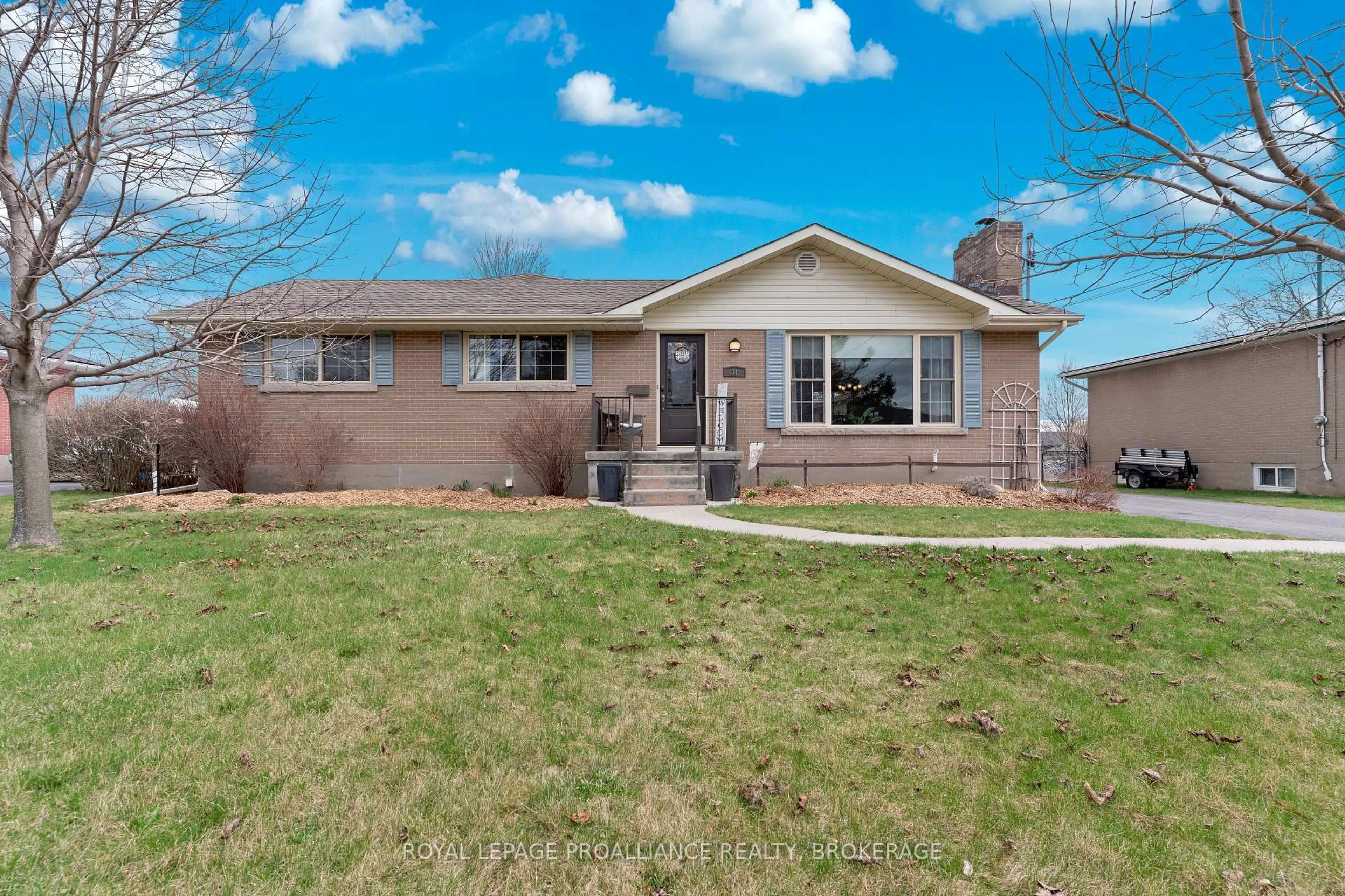 Home with brick exterior material, street for 31 Sherwood Ave, Loyalist Ontario K7N 1N3