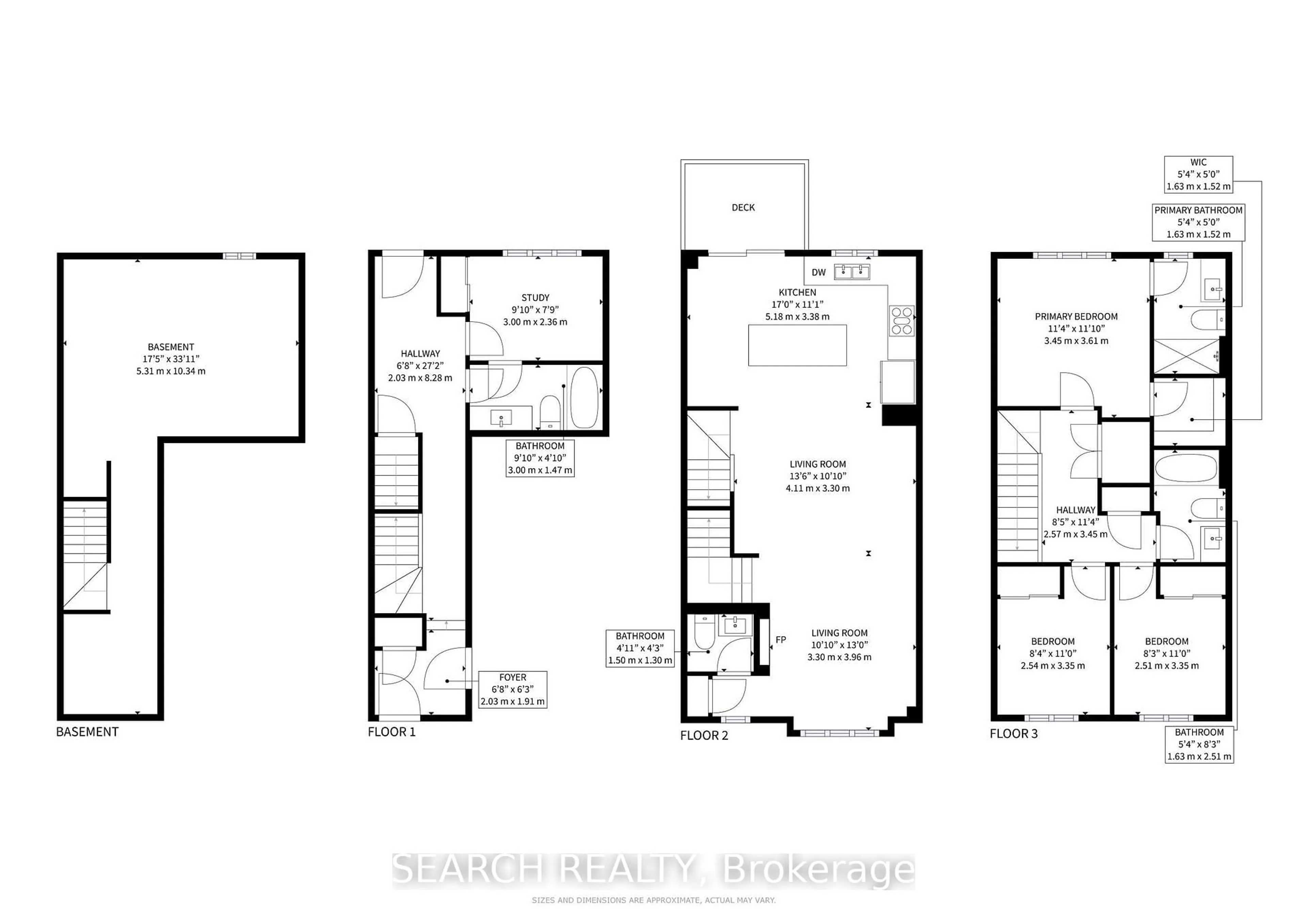 Floor plan for 10 Snowberry Lane, Hamilton Ontario L8K 0A4