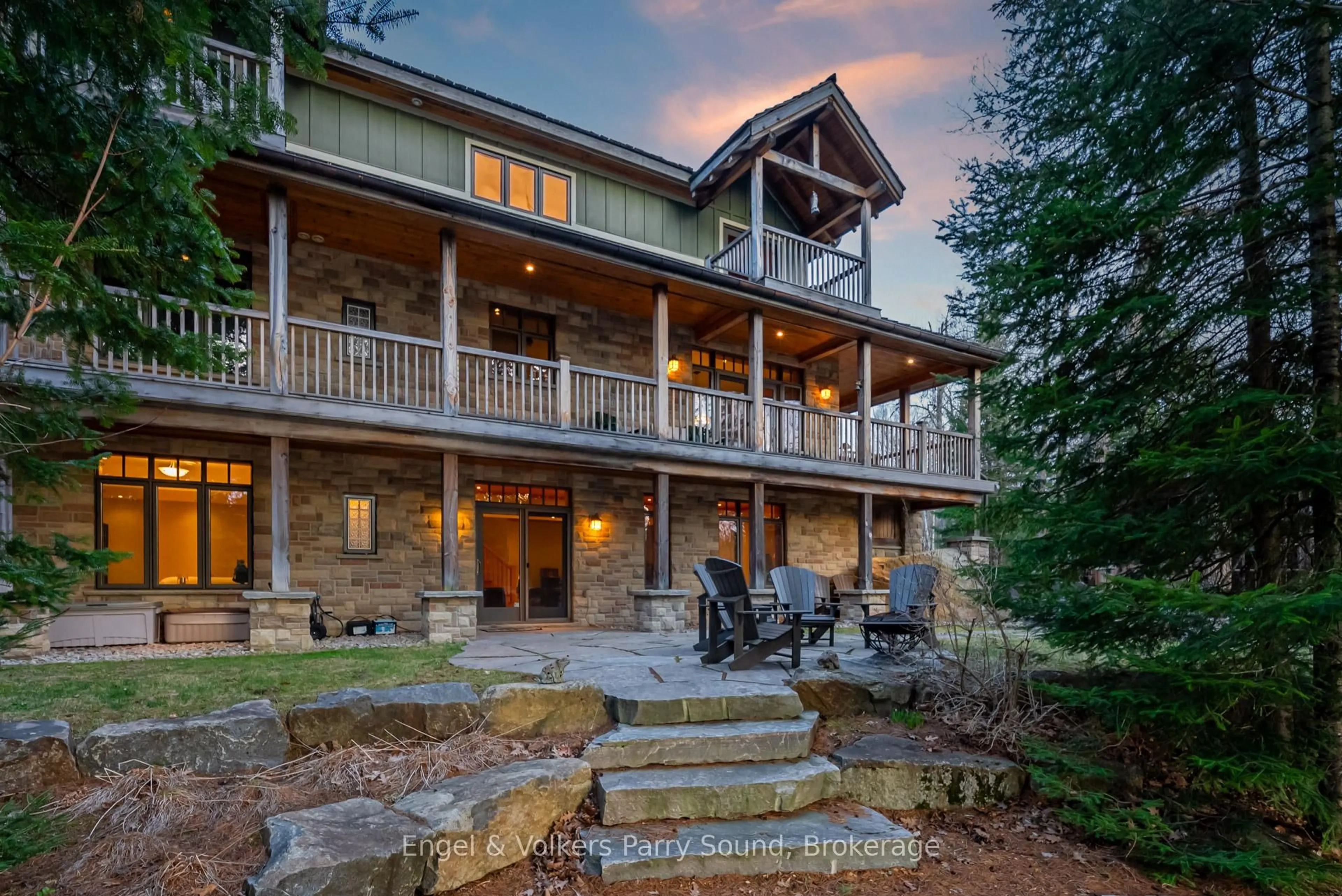 Patio, mountain view for 35 SHAKELL Rd, Whitestone Ontario P0A 1G0