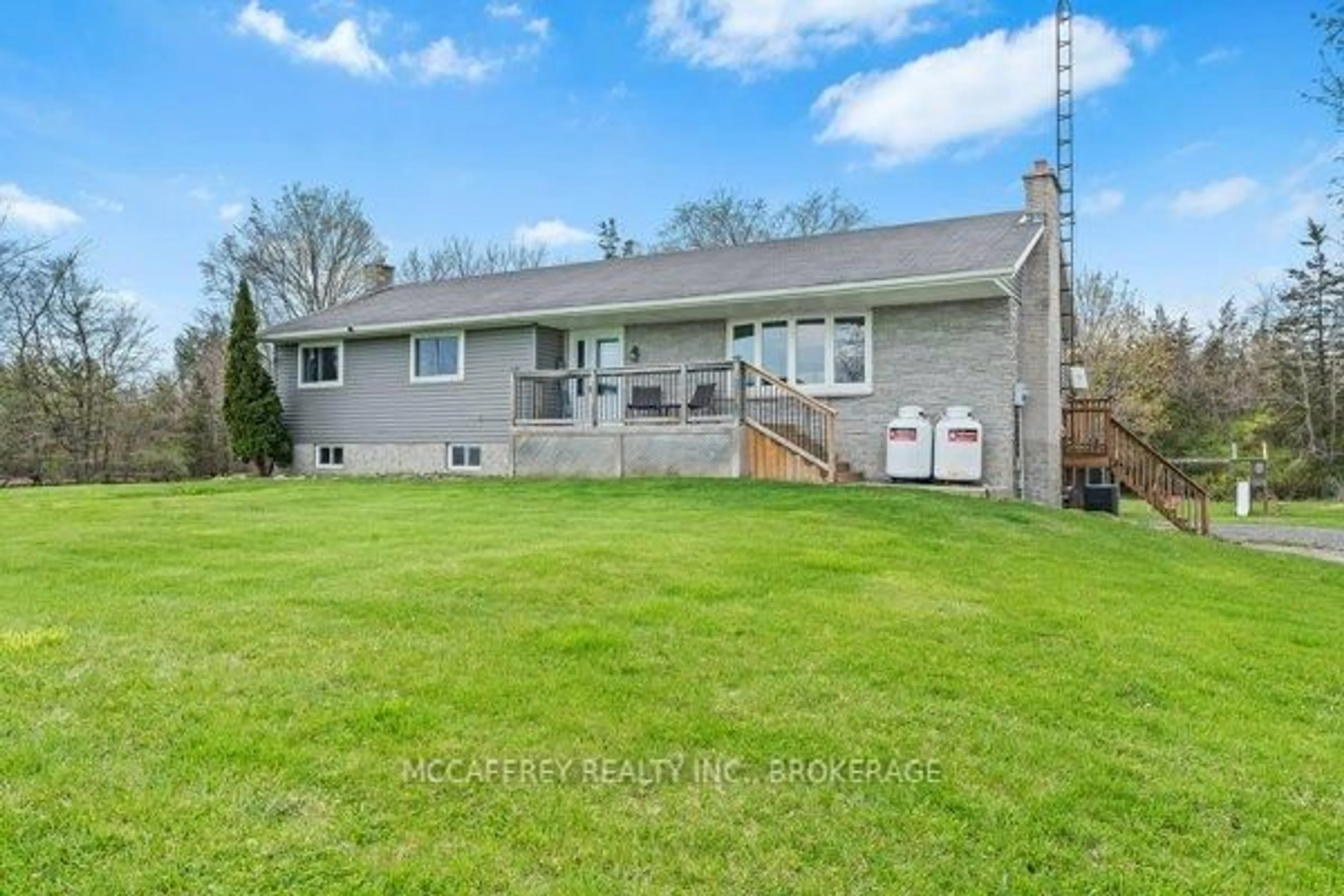 A pic from outside/outdoor area/front of a property/back of a property/a pic from drone, water/lake/river/ocean view for 640 Country 12 Rd, Greater Napanee Ontario K0K 2W0